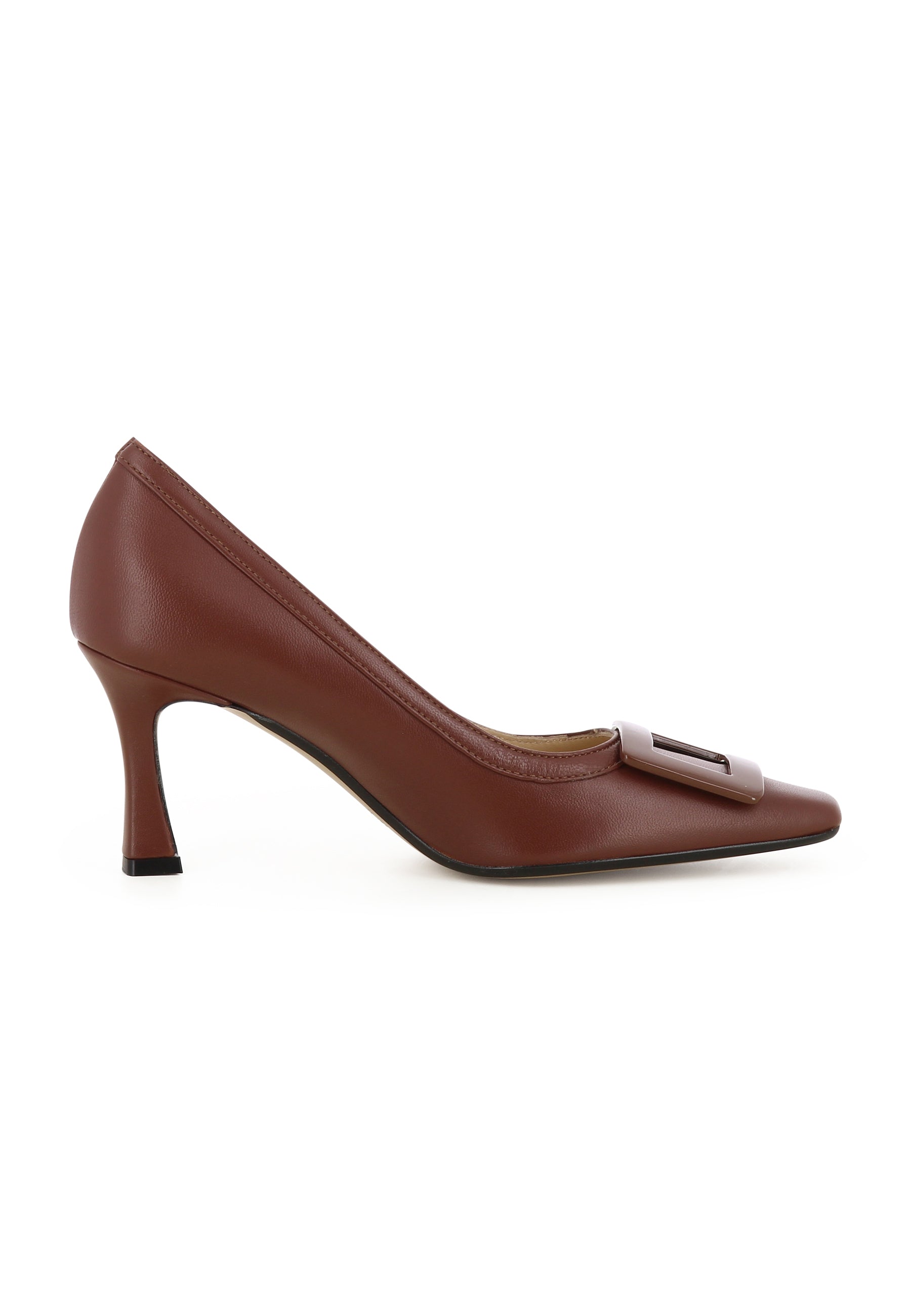 CARMELA Damen Pumps  -  Glattleder Braun