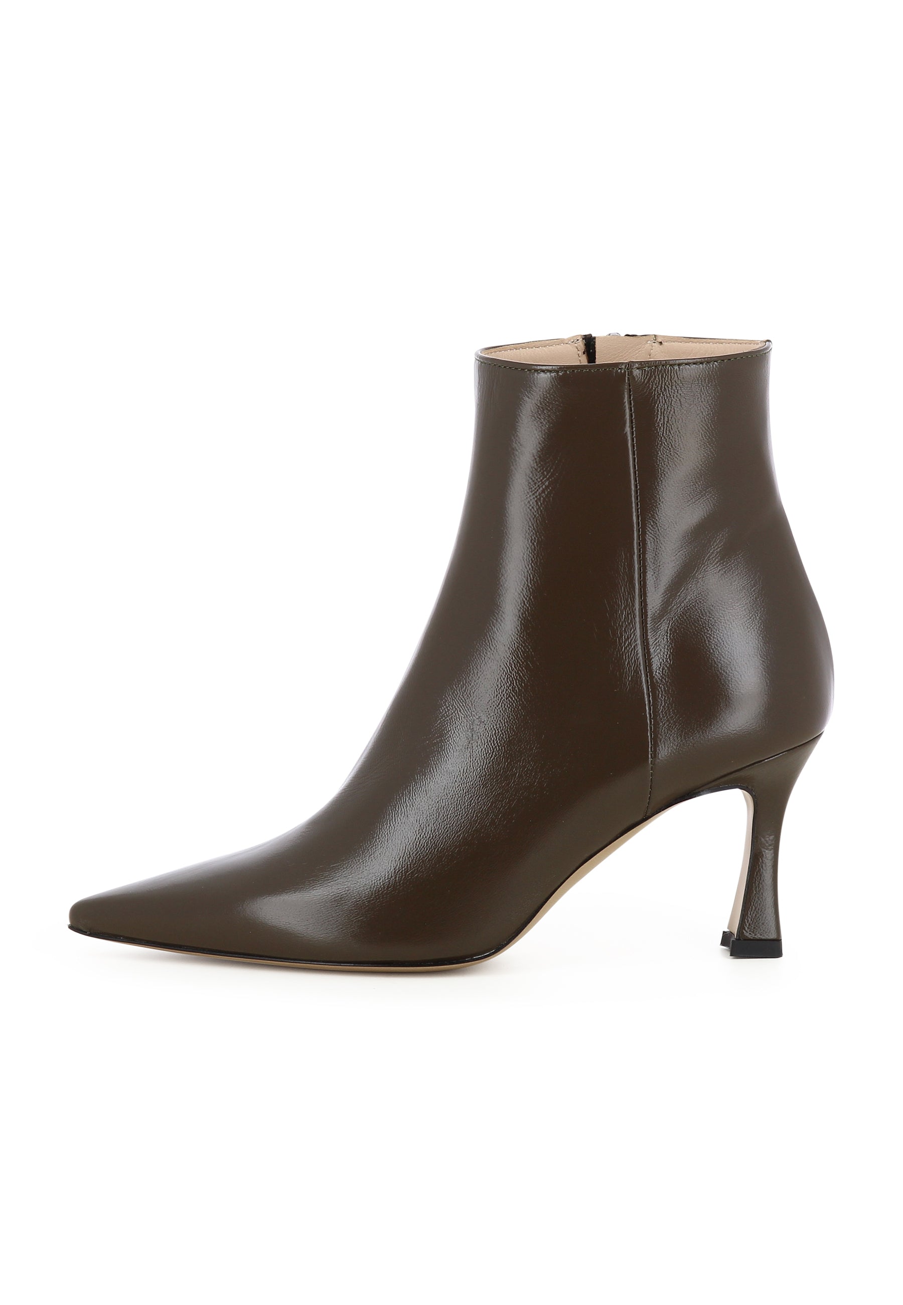 PENELOPE Damen Stiefelette  -  Lackleder Fango