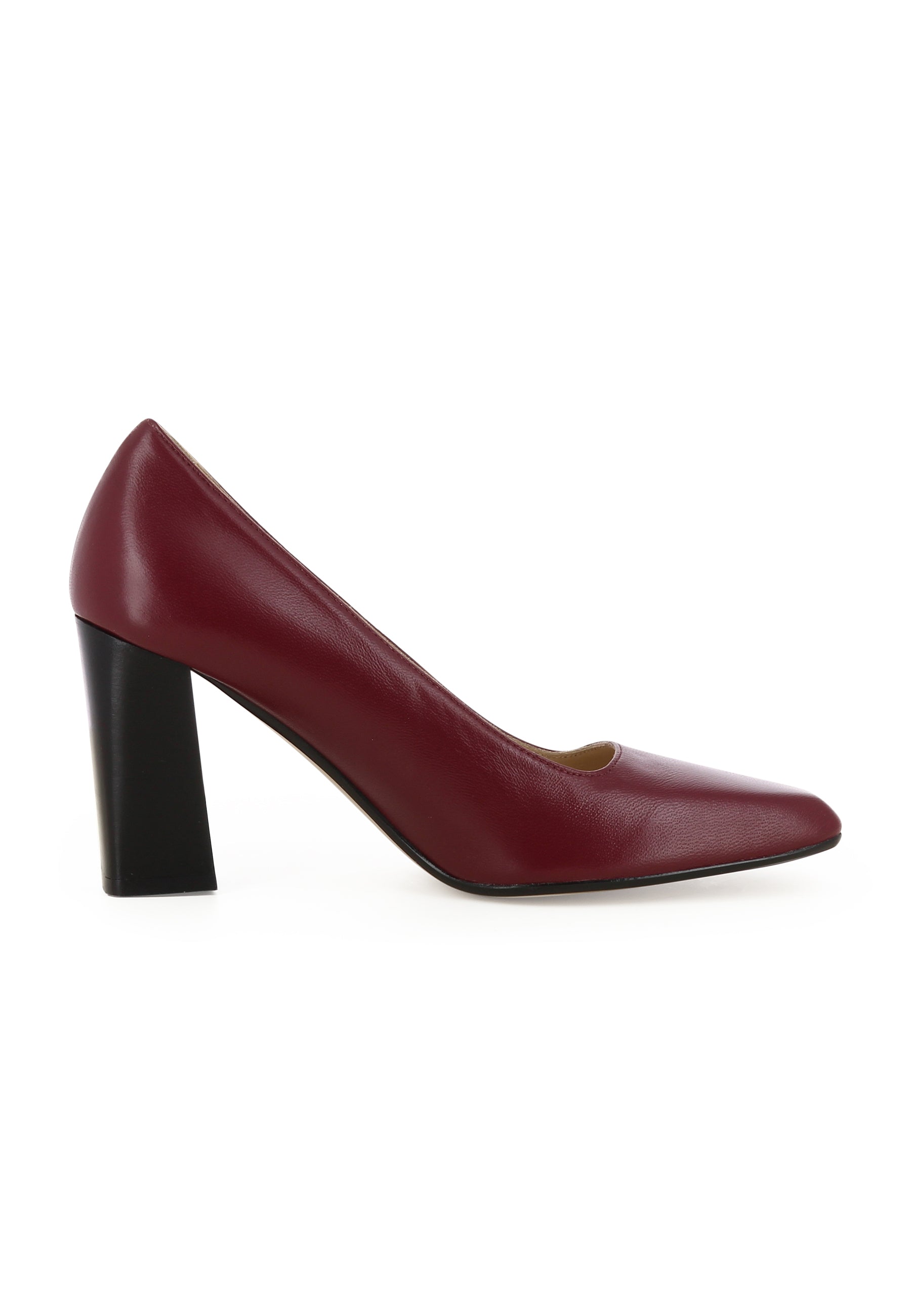 IRENE women's pumps - smooth leather Bordeaux