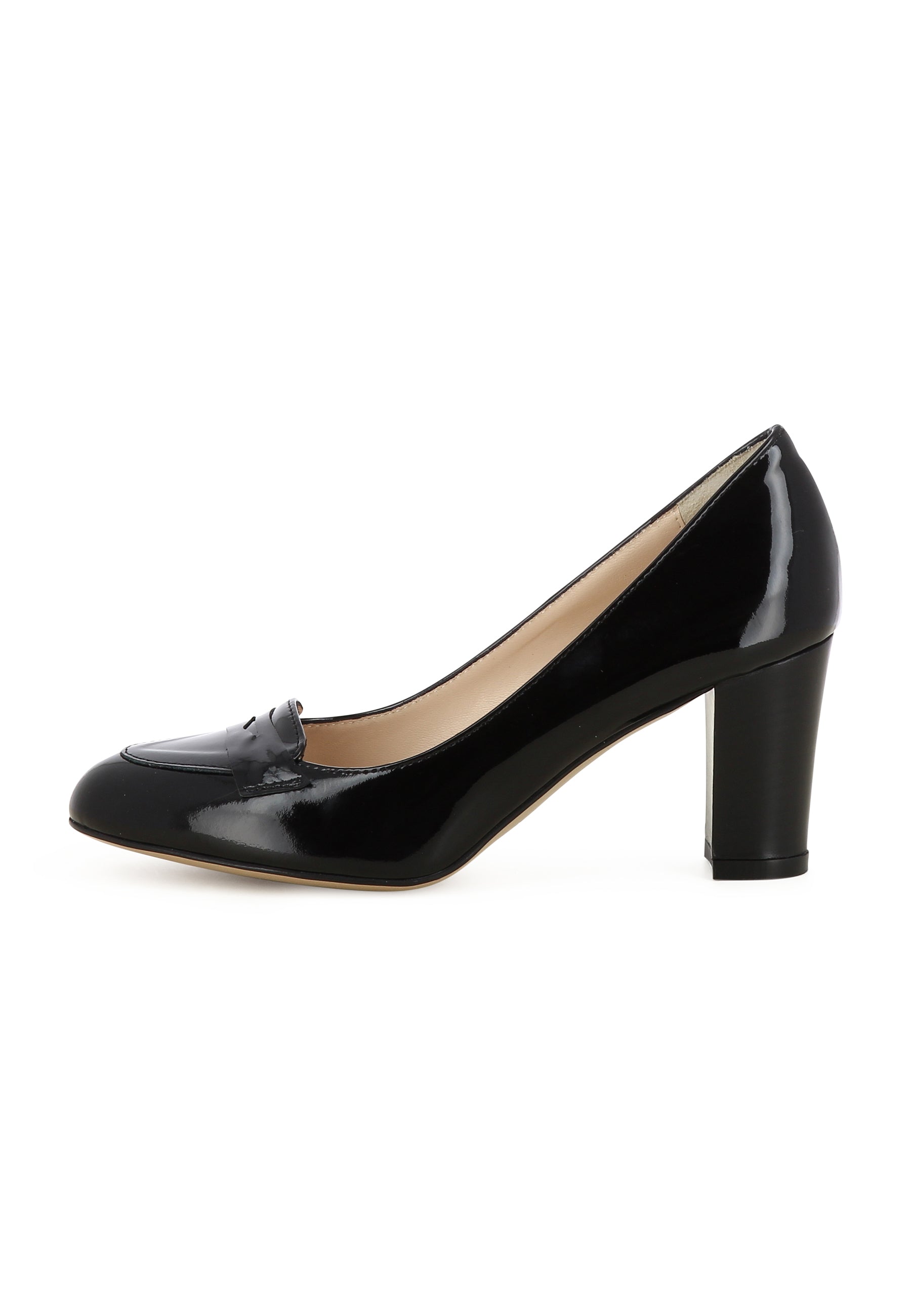 BIANCA Damen Pumps  -  Lackleder Schwarz