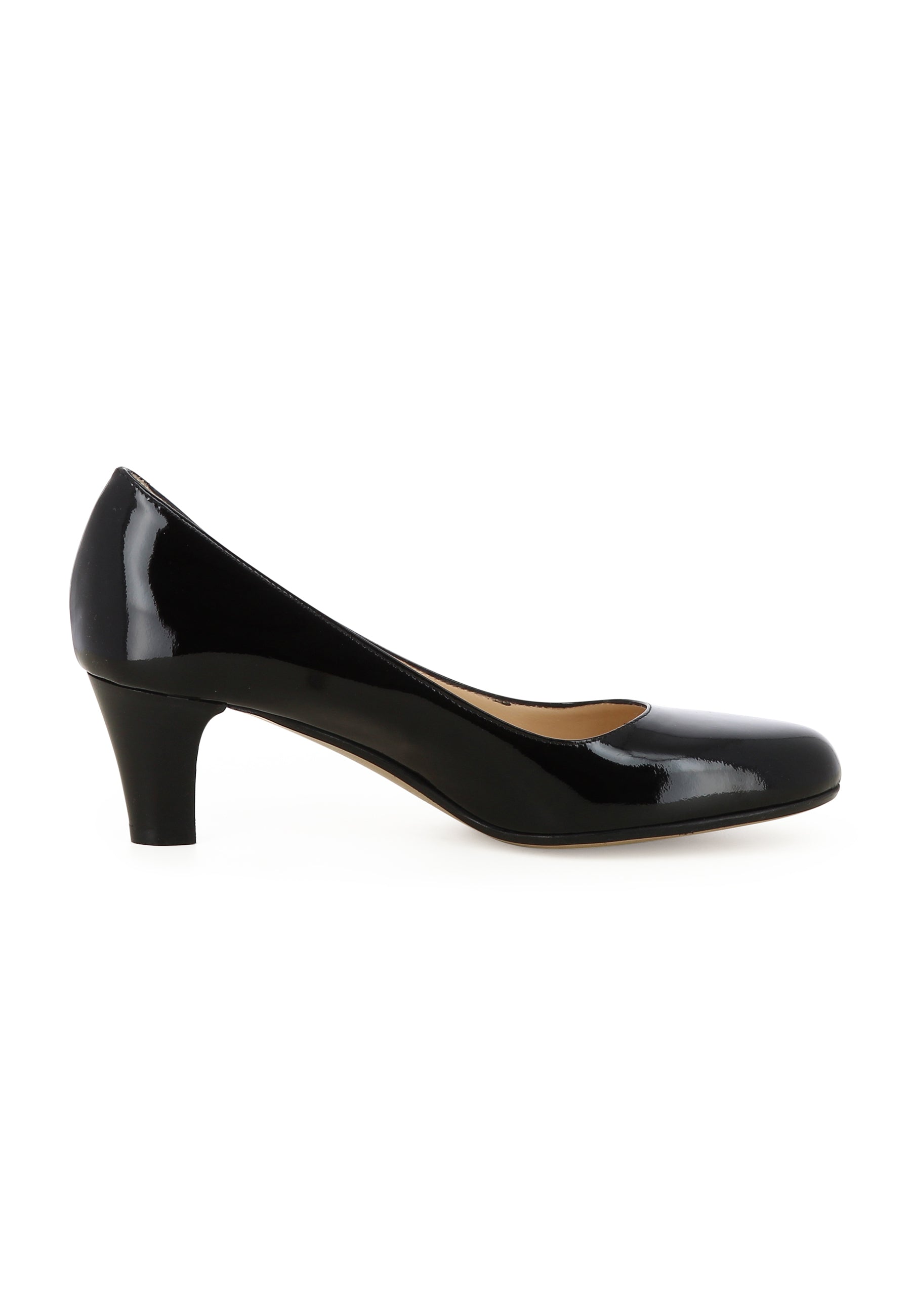 GIUSY women's pumps - patent leather black