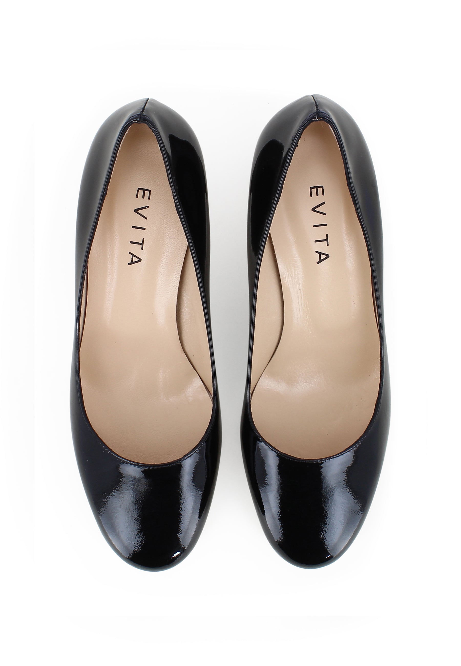 GIUSY women's pumps - patent leather black