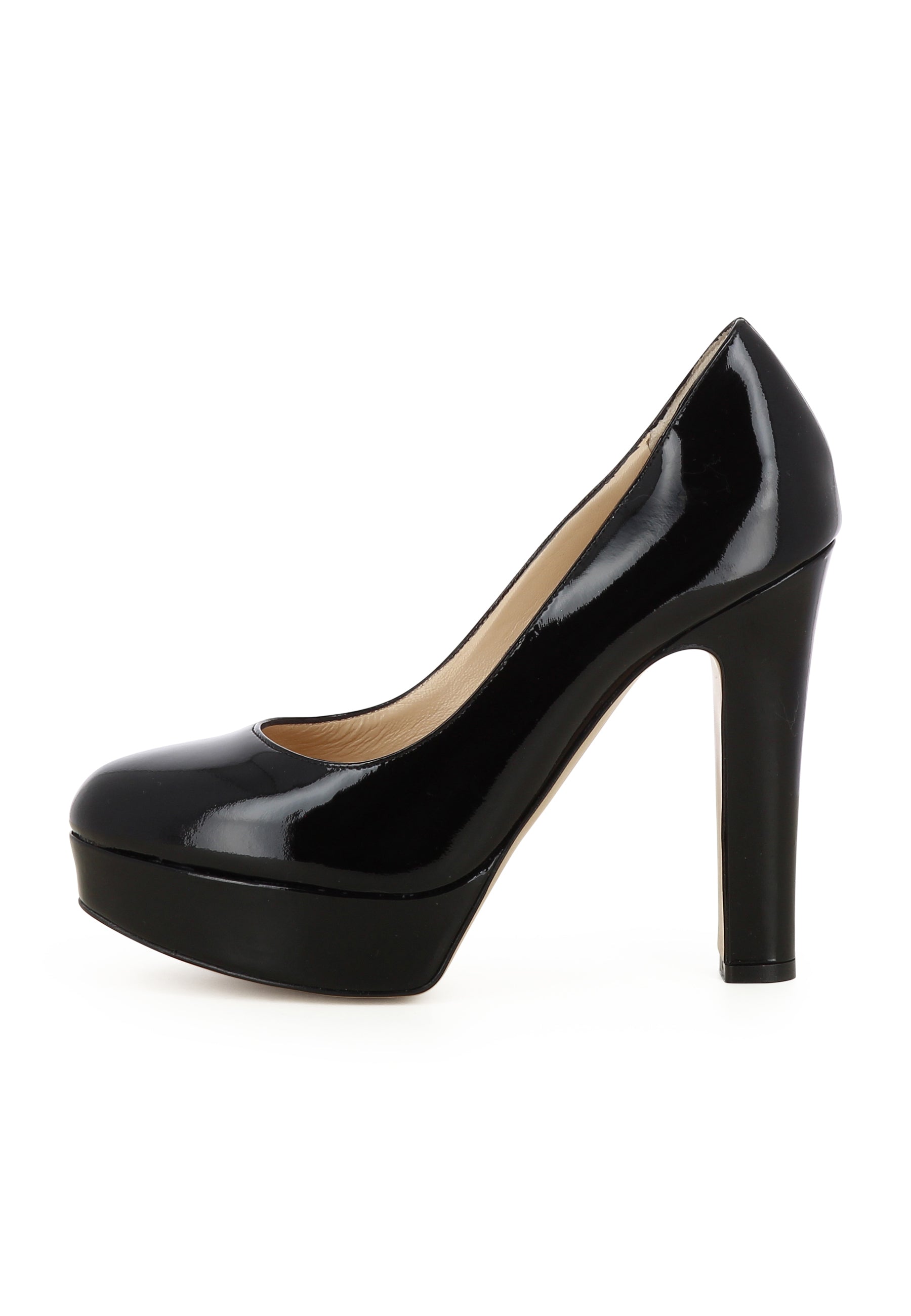 RICCARDA Damen Pumps  -  Lackleder Schwarz