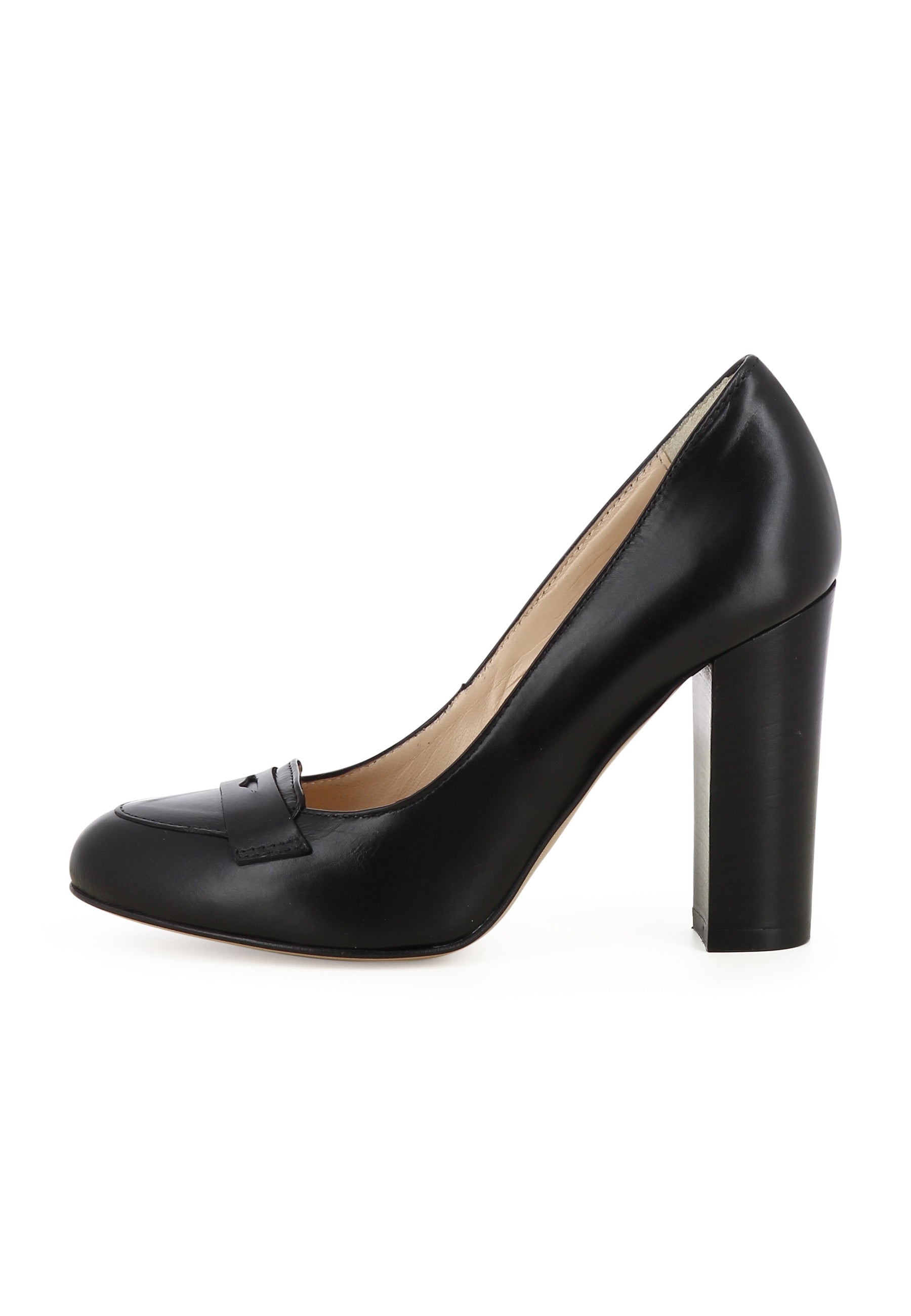CRISTINA Damen Pumps  -  Glattleder Schwarz