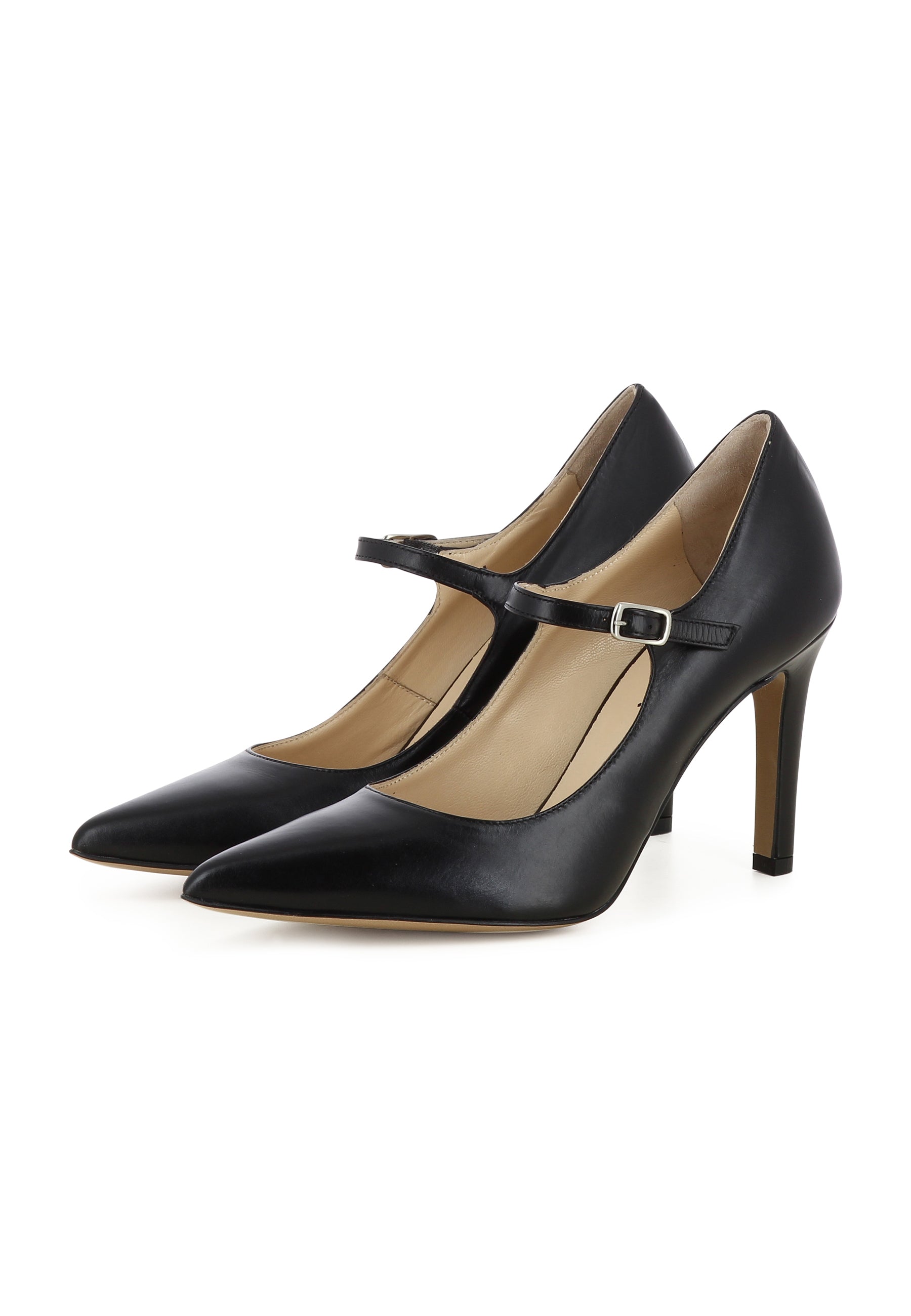 ILARIA Damen Pumps  -  Glattleder Schwarz