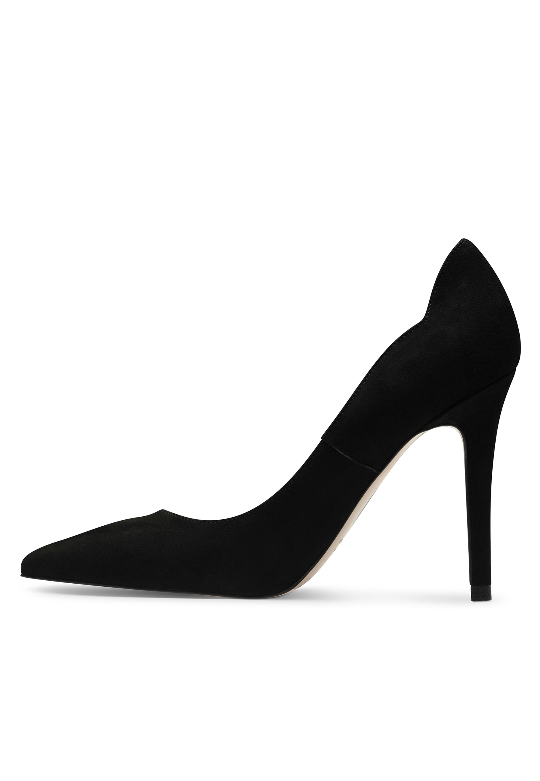 ALINA Damen Pumps  -  Rauleder Schwarz