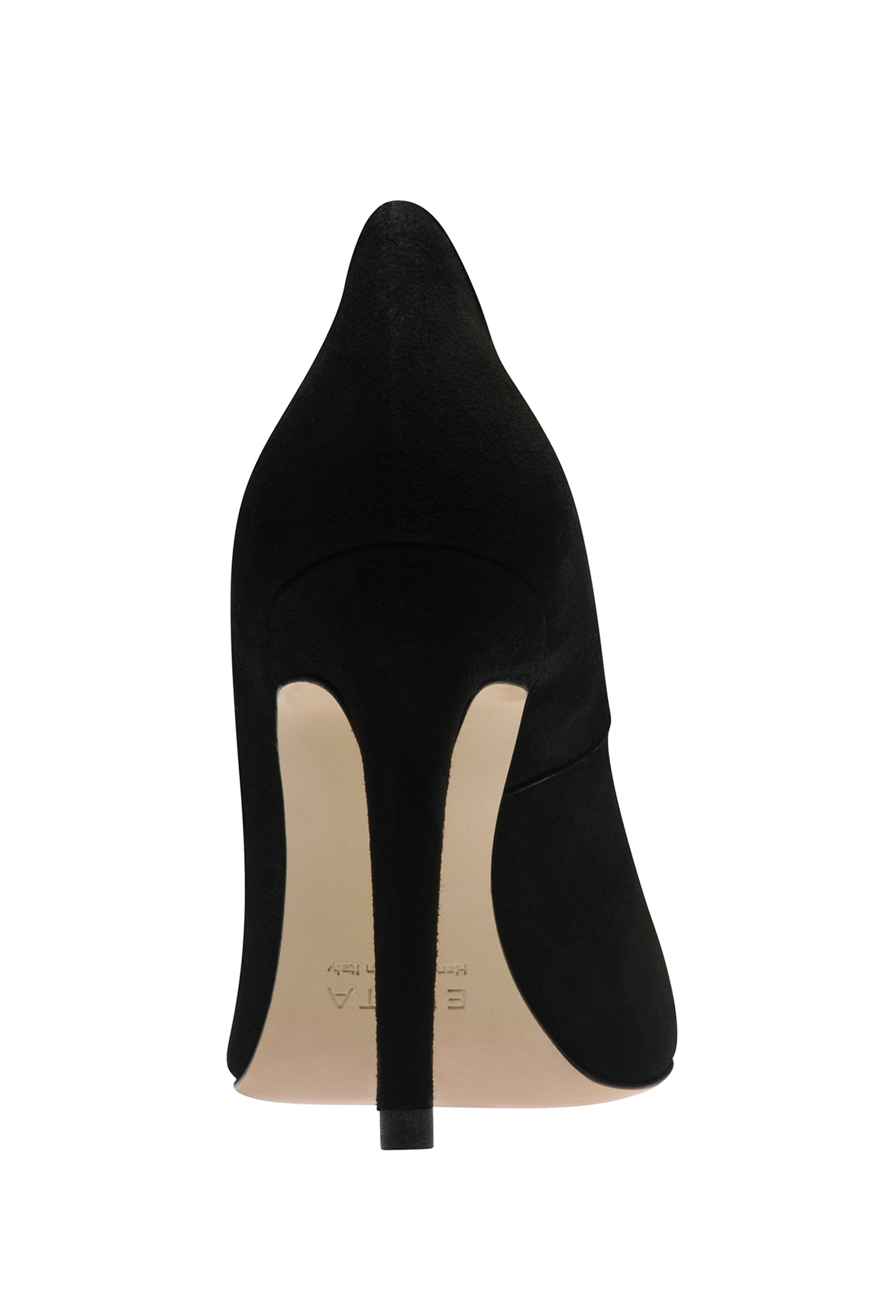 ALINA Damen Pumps  -  Rauleder Schwarz