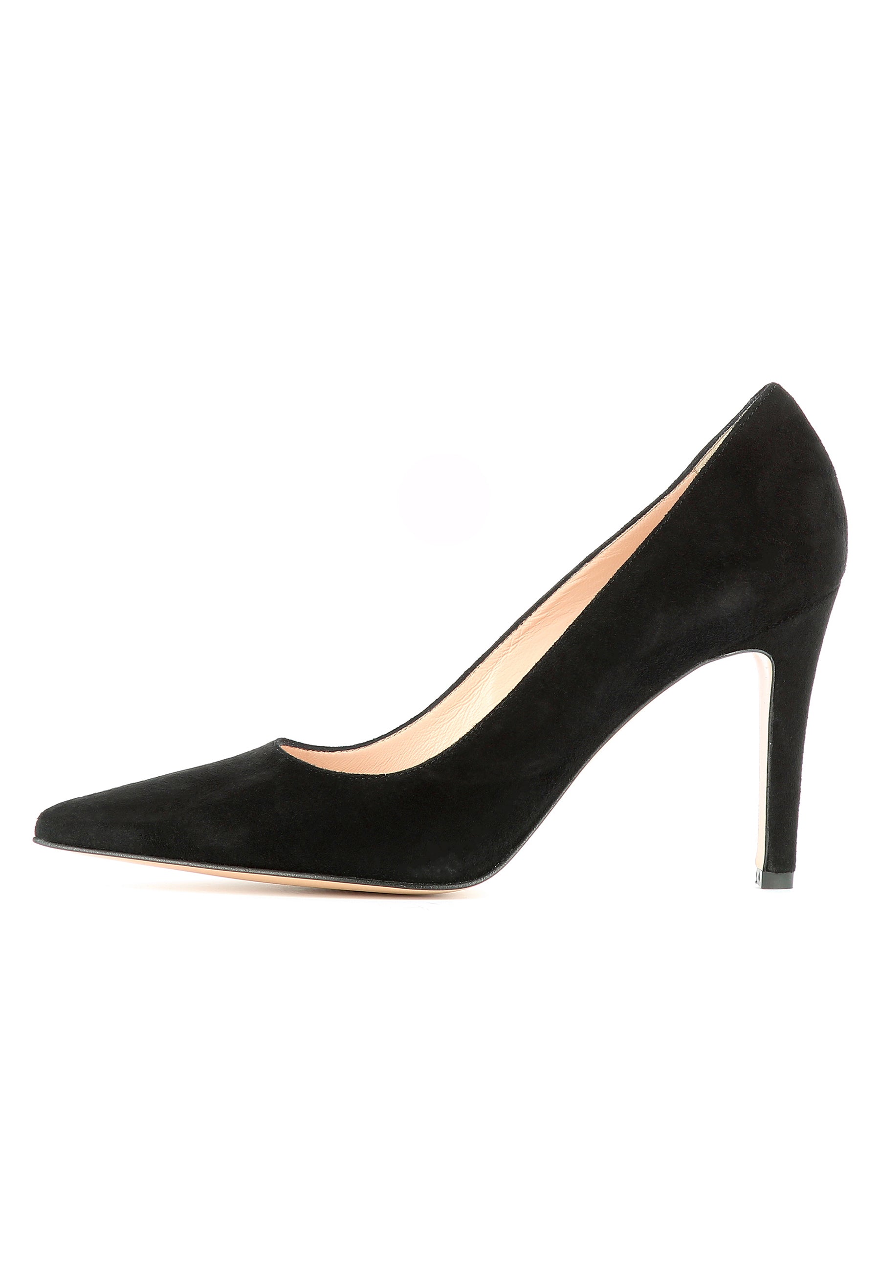 NATALIA Damen Pumps  -  Rauleder Schwarz