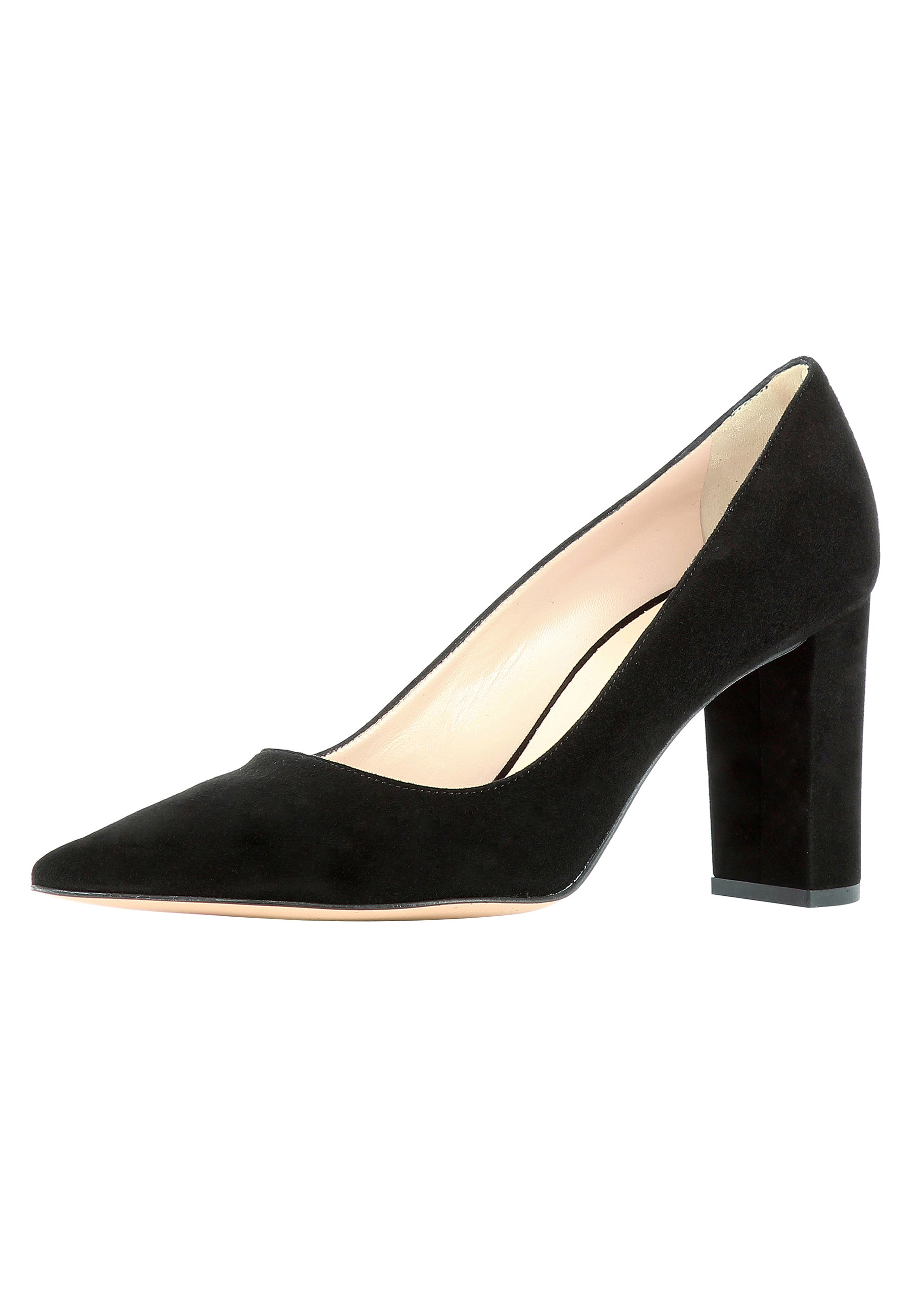 JESSICA Damen Pumps  -  Rauleder Schwarz
