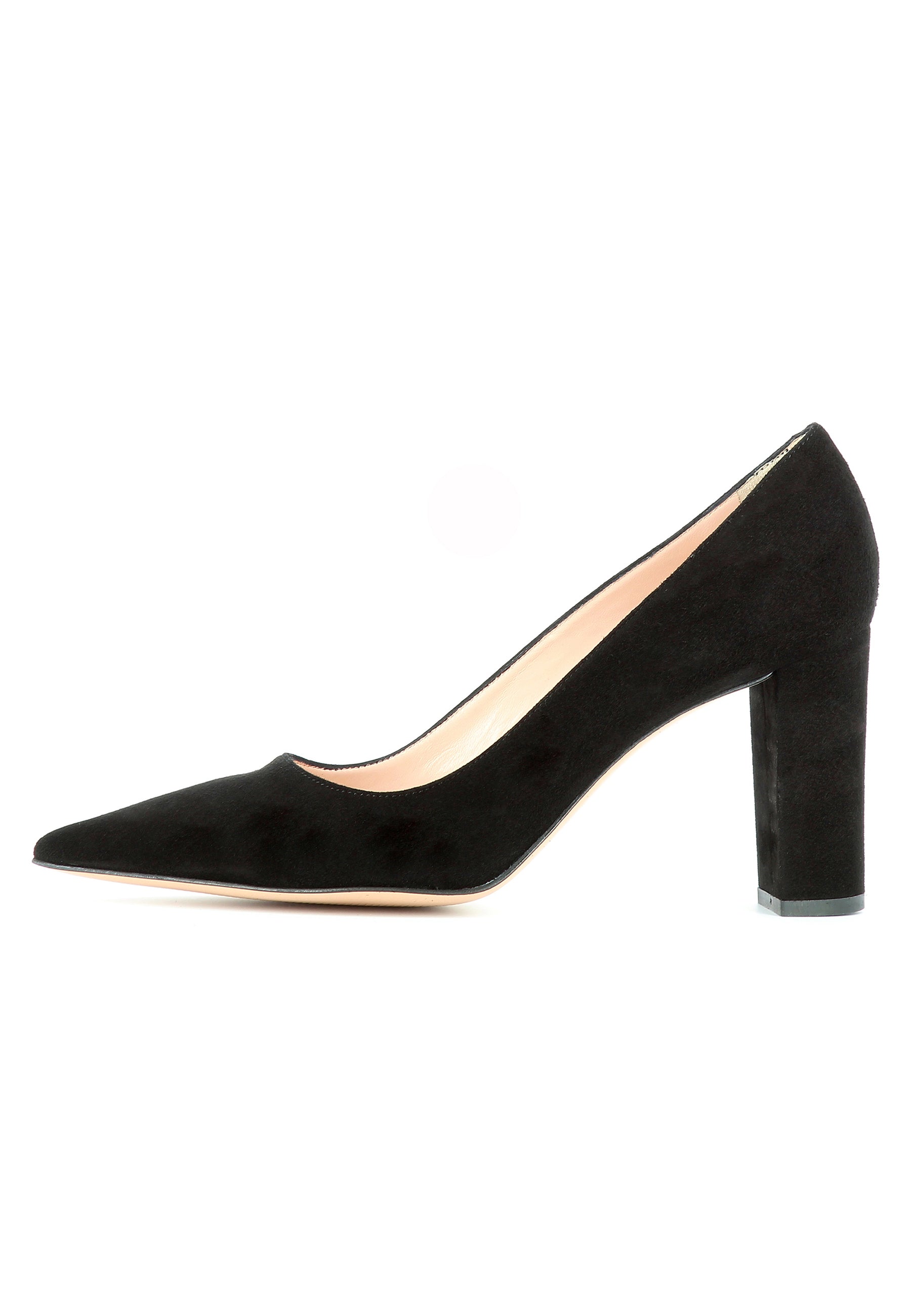 JESSICA Damen Pumps  -  Rauleder Schwarz