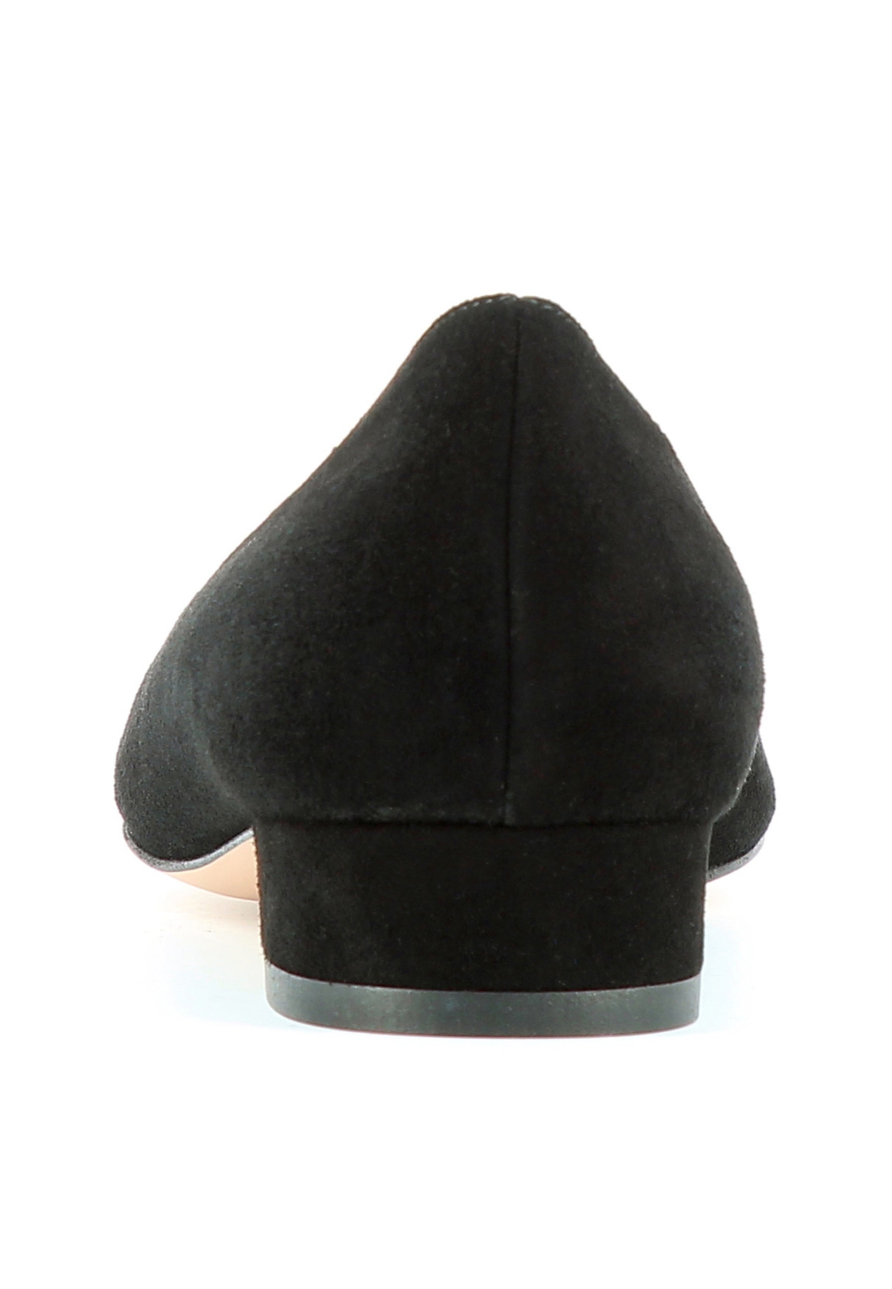 FRANCA Damen Flats  -  Rauleder Schwarz