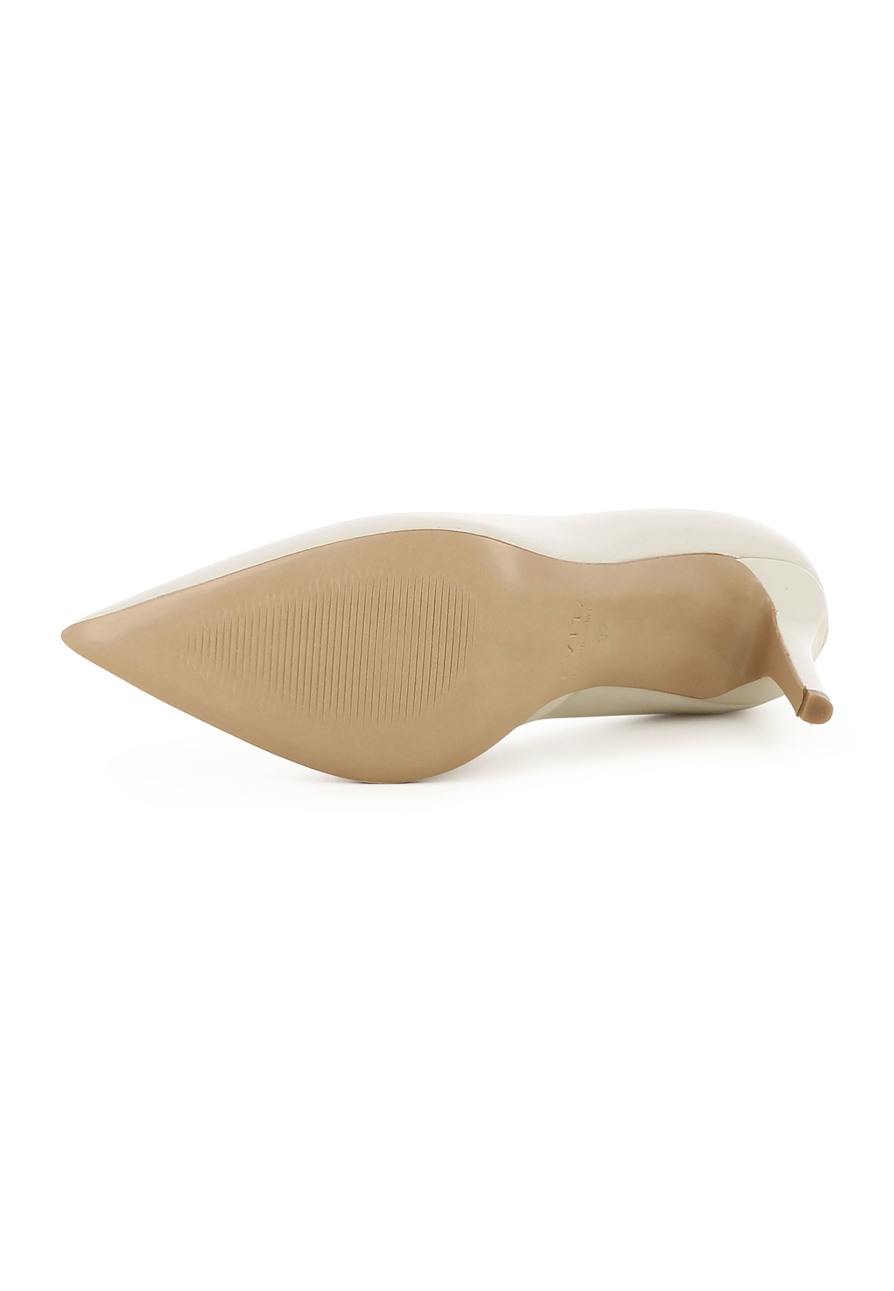 NATALIA Damen Pumps  -  Glanzleder Creme