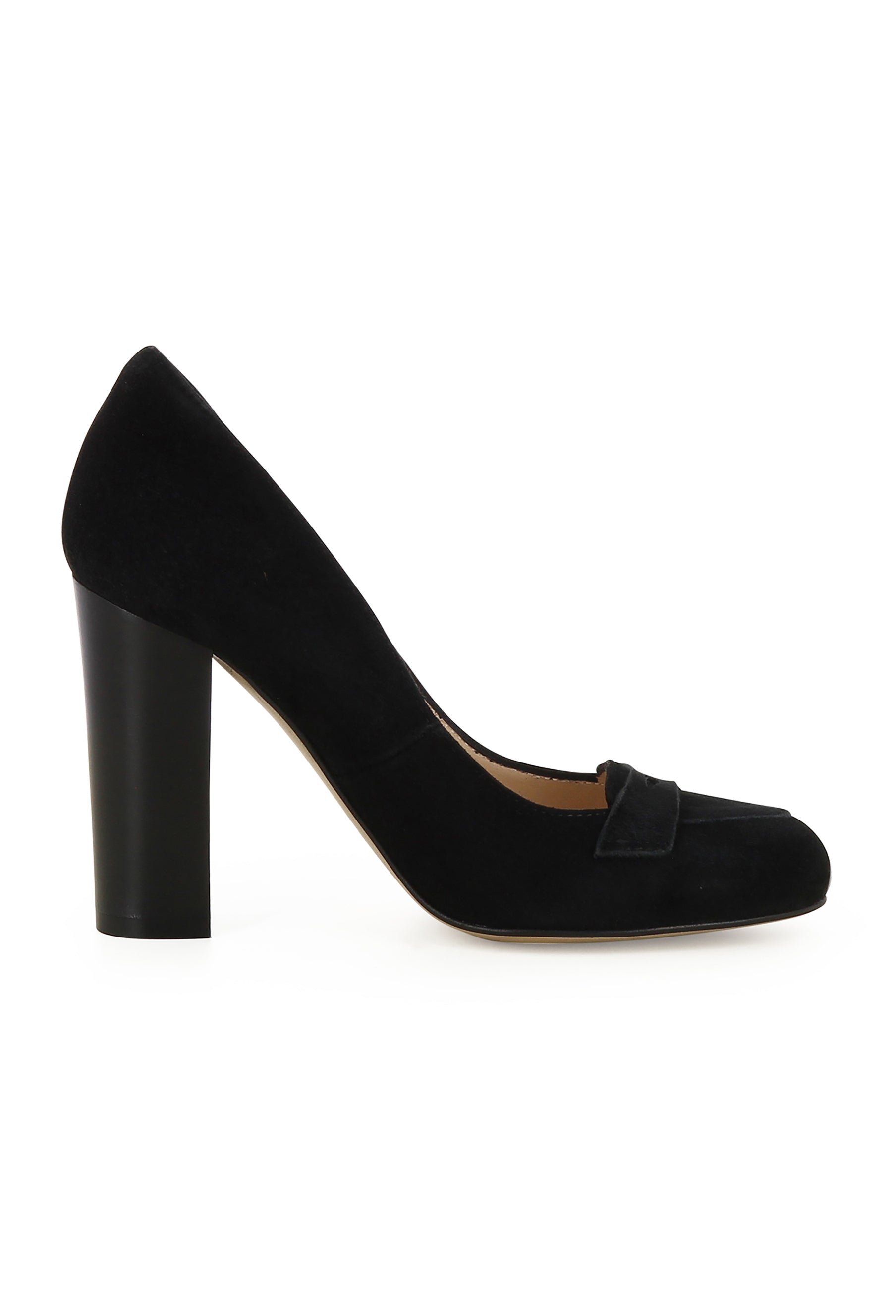 CRISTINA Damen Pumps  -  Rauleder Schwarz