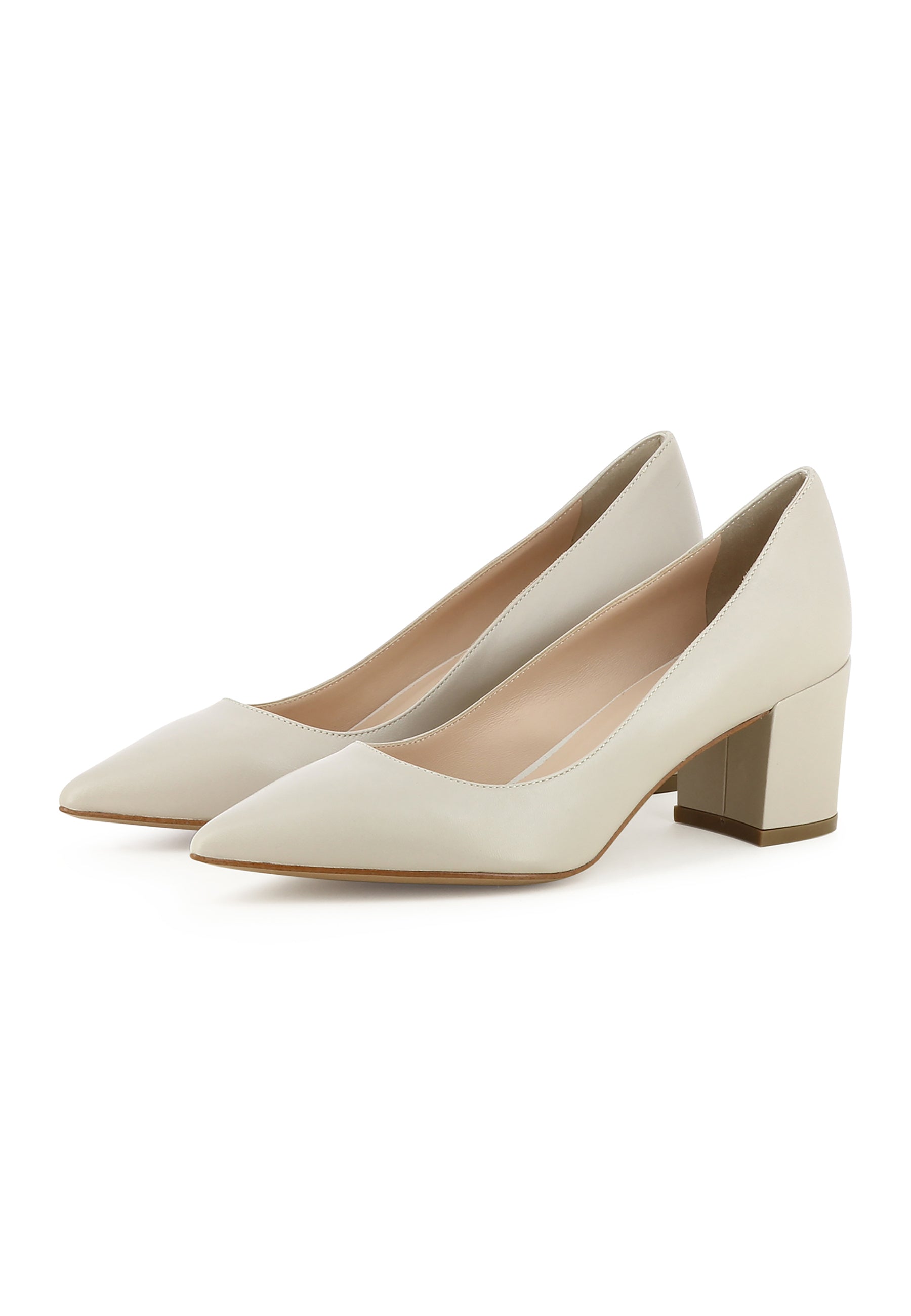 ROMINA Damen Pumps  -  Glattleder Creme