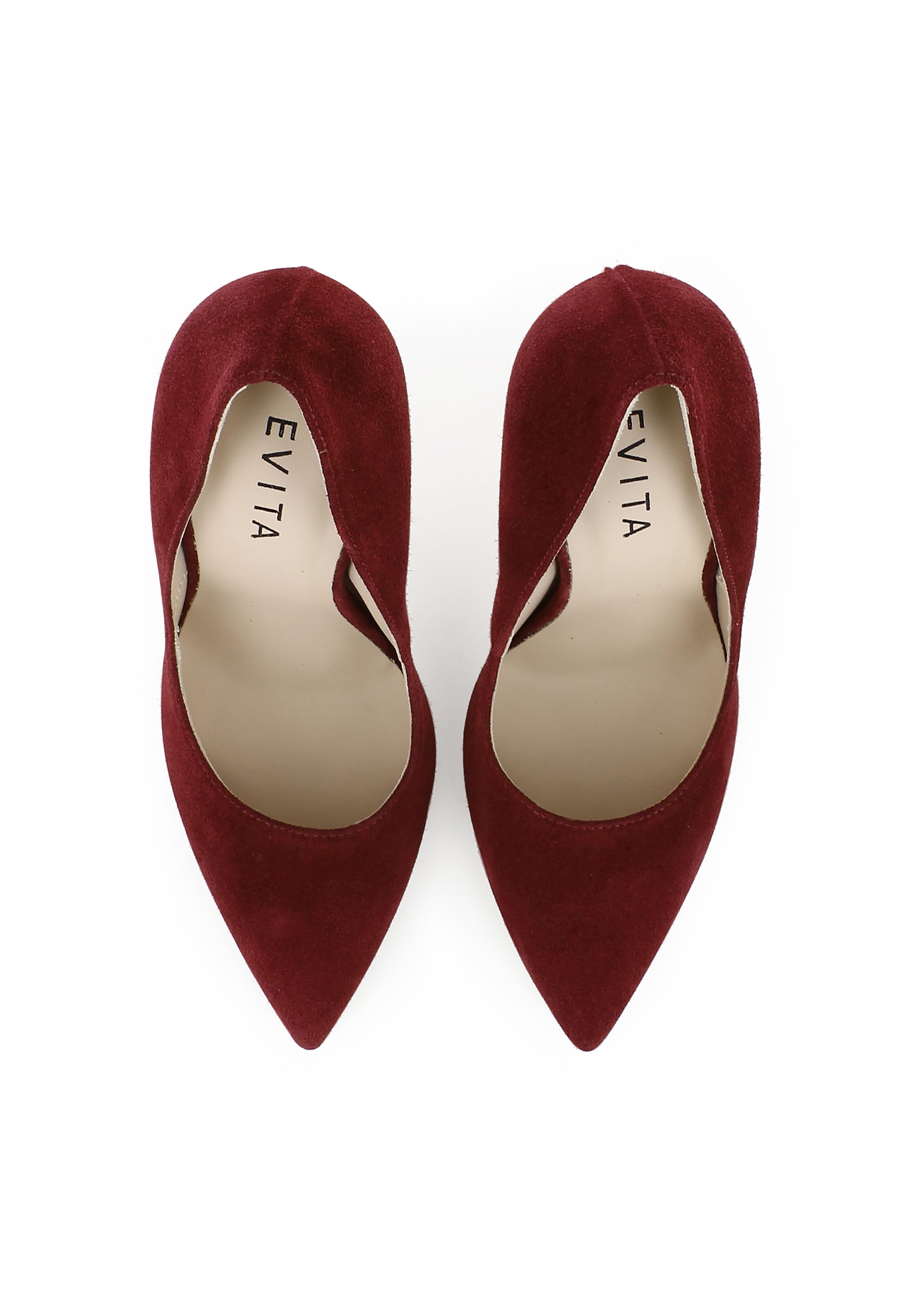 LISA Damen Pumps  -  Rauleder Bordeaux