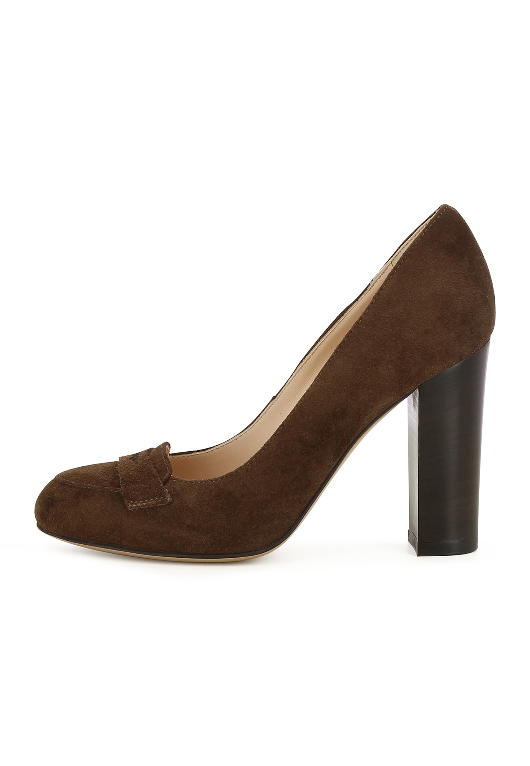 CRISTINA Damen Pumps  -  Glattleder Braun