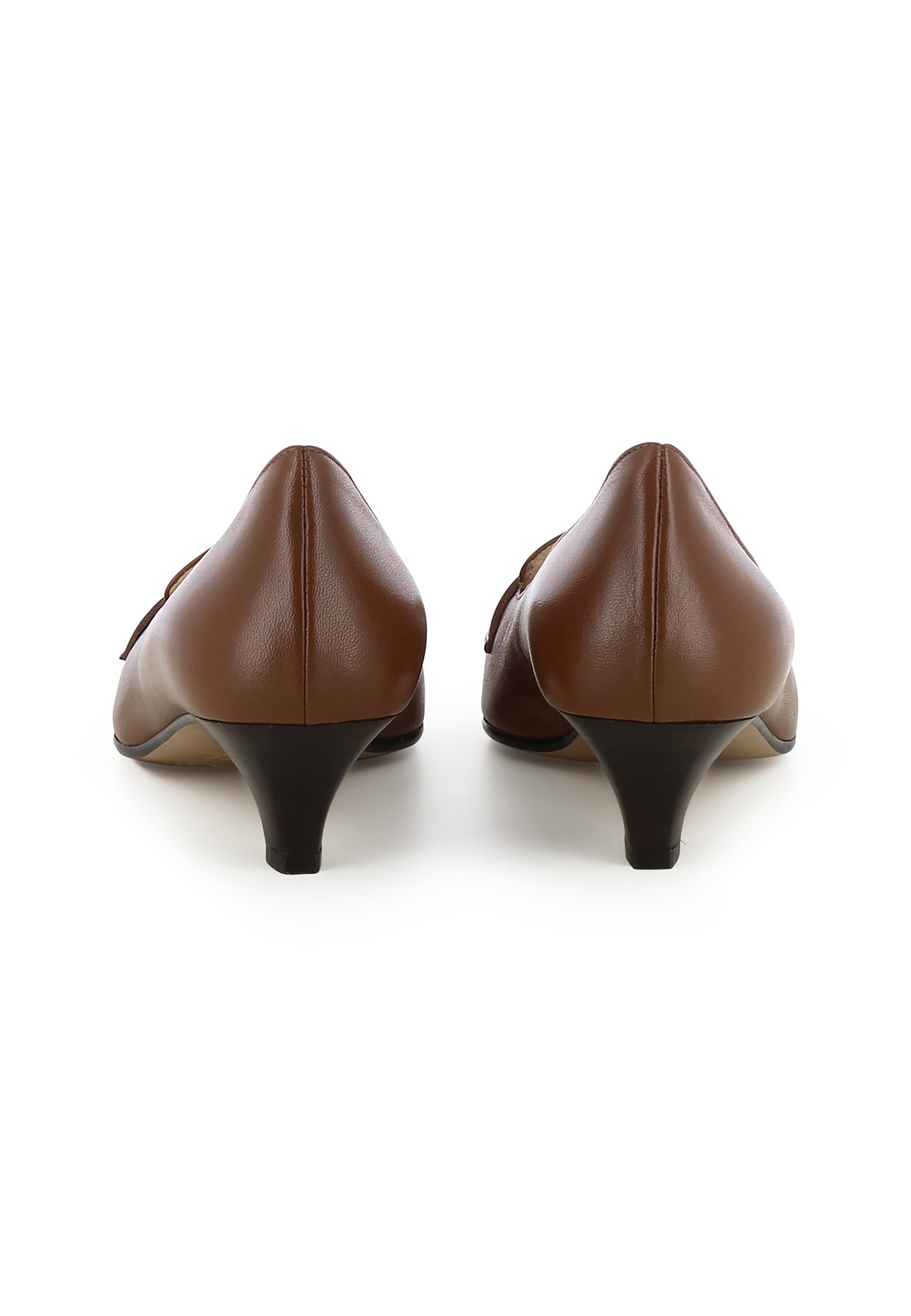 LIA Damen Pumps  -  Glattleder Braun
