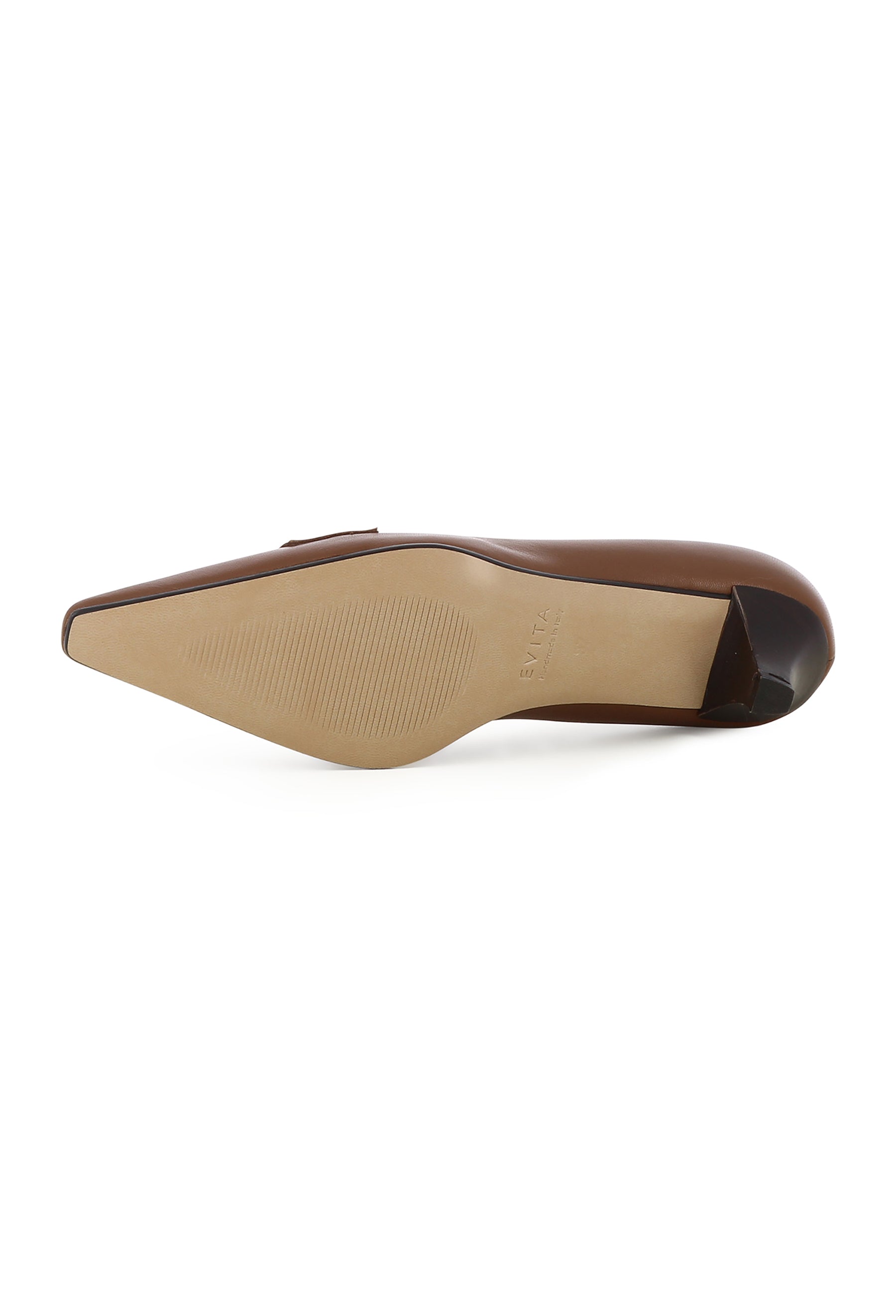 LIA Damen Pumps  -  Glattleder Braun