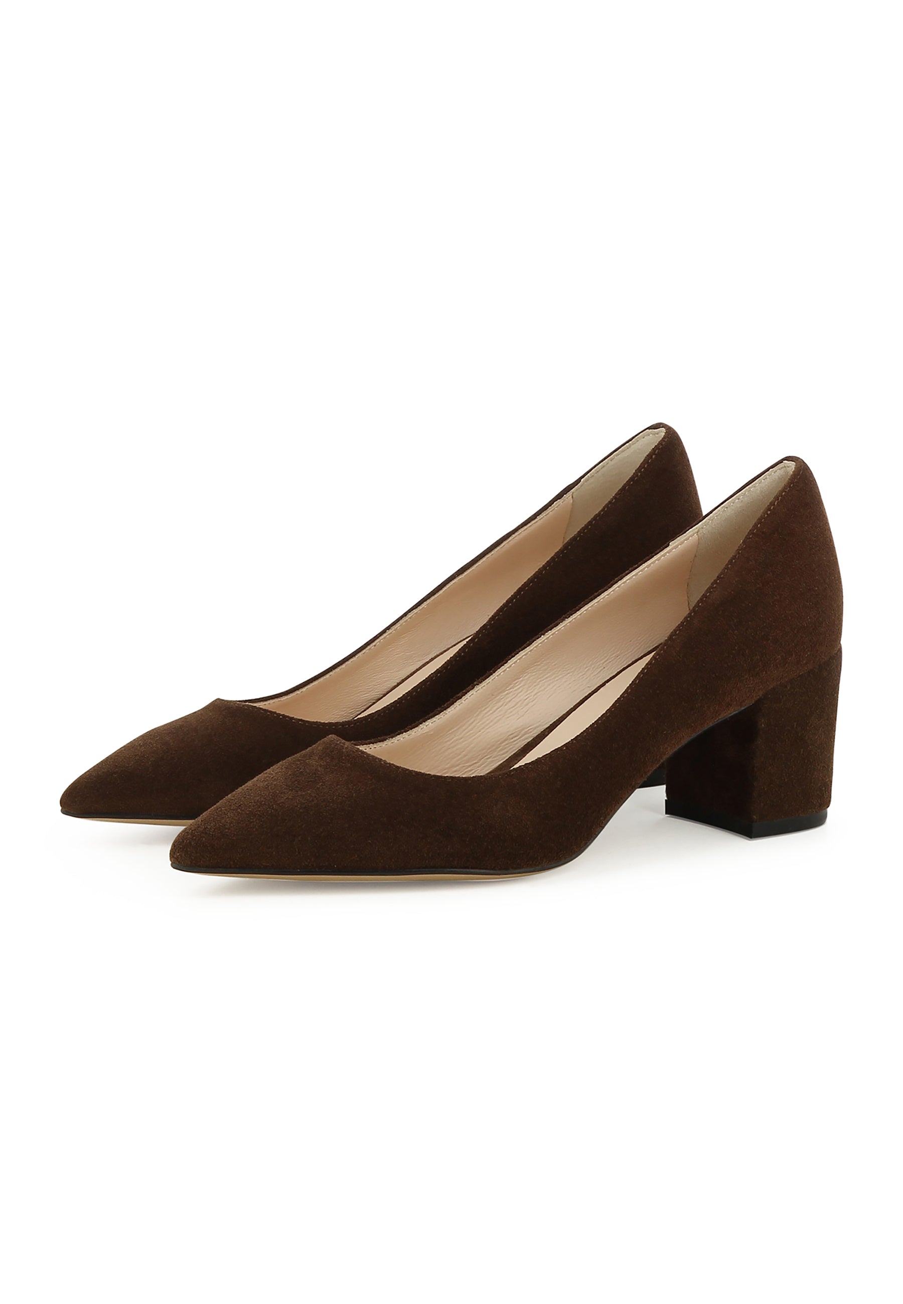 ROMINA Damen Pumps  -  Rauleder Dunkelbraun