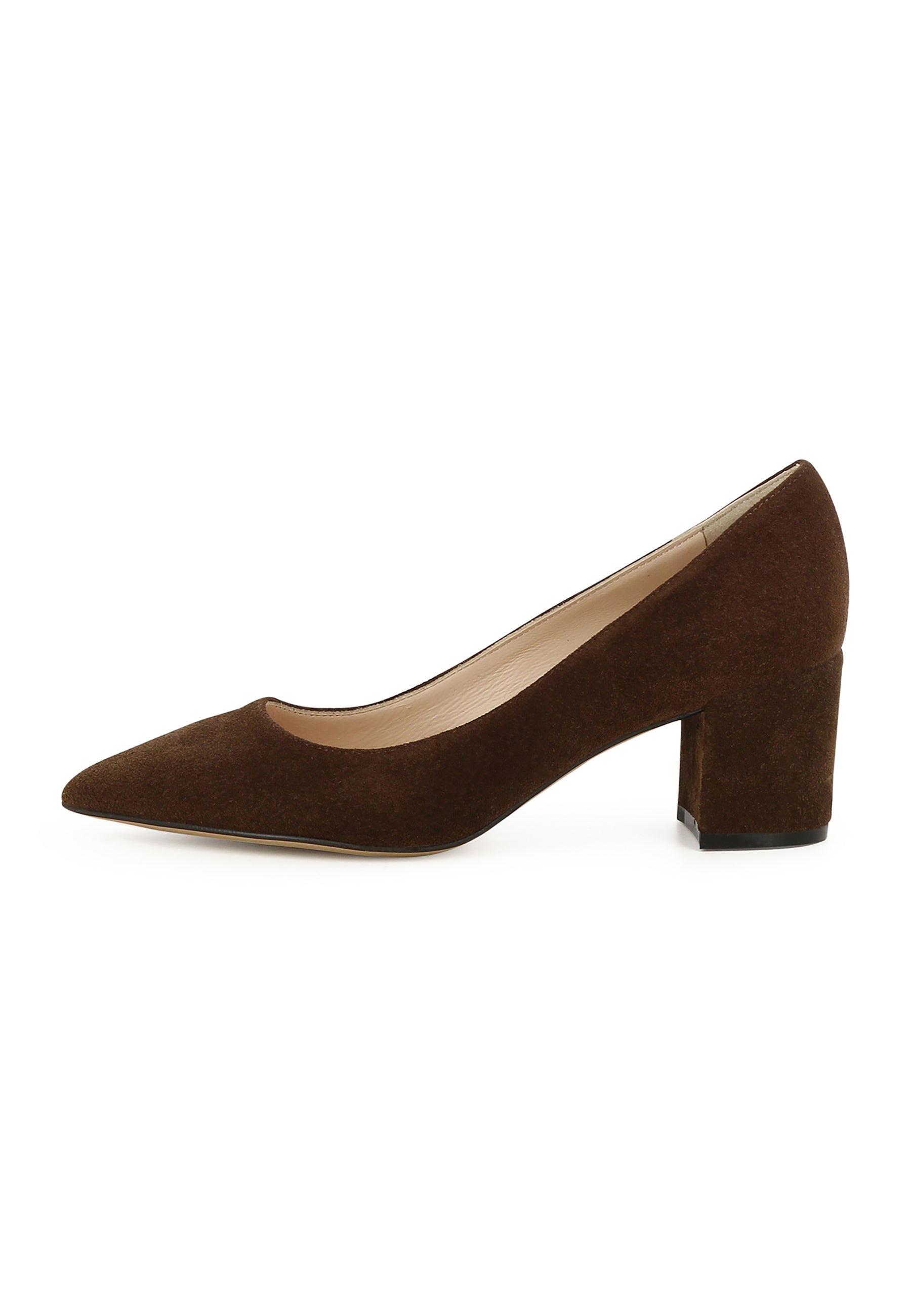 ROMINA Damen Pumps  -  Rauleder Dunkelbraun