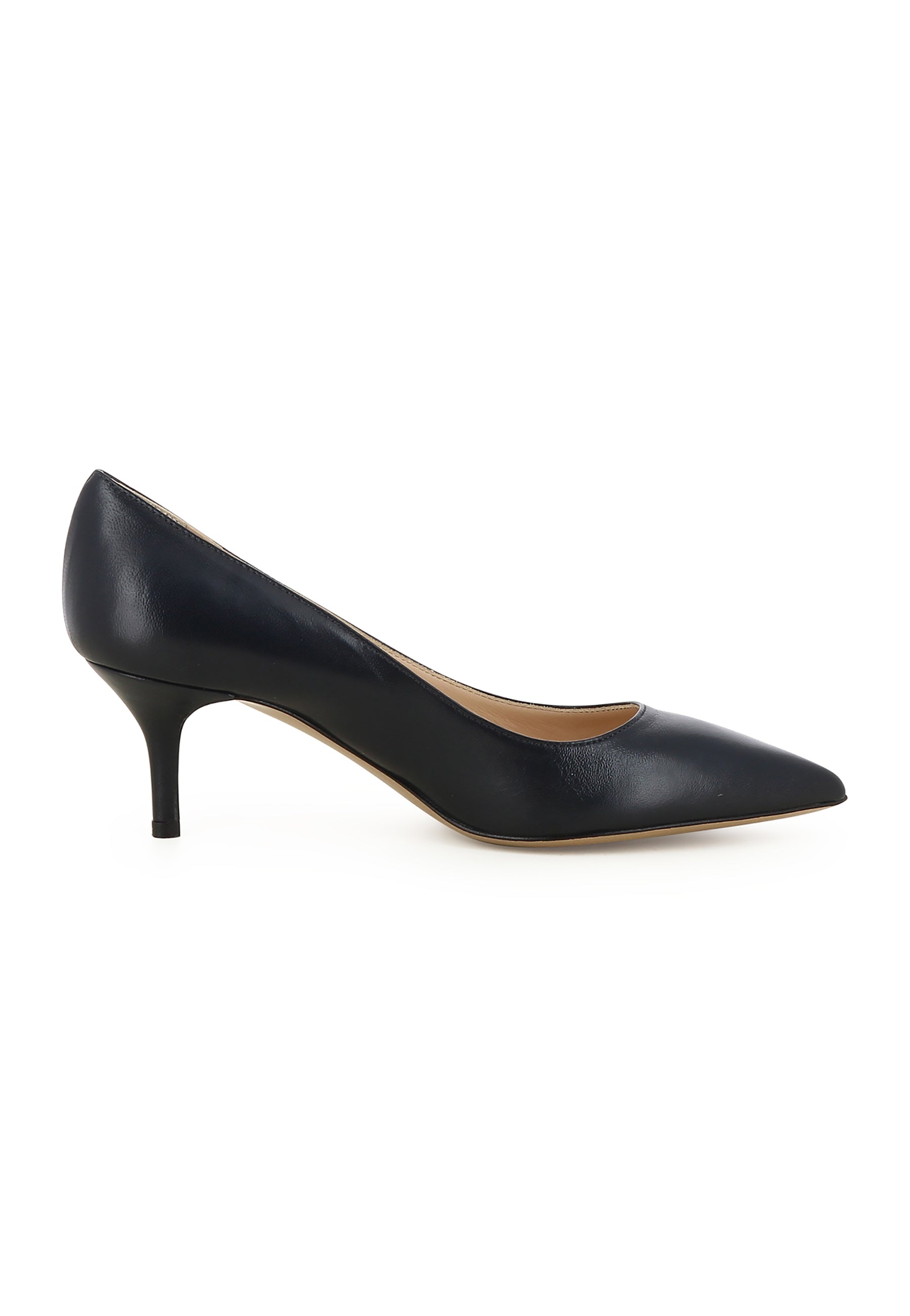 GIULIA Damen Pumps  -  Glattleder Dunkelblau