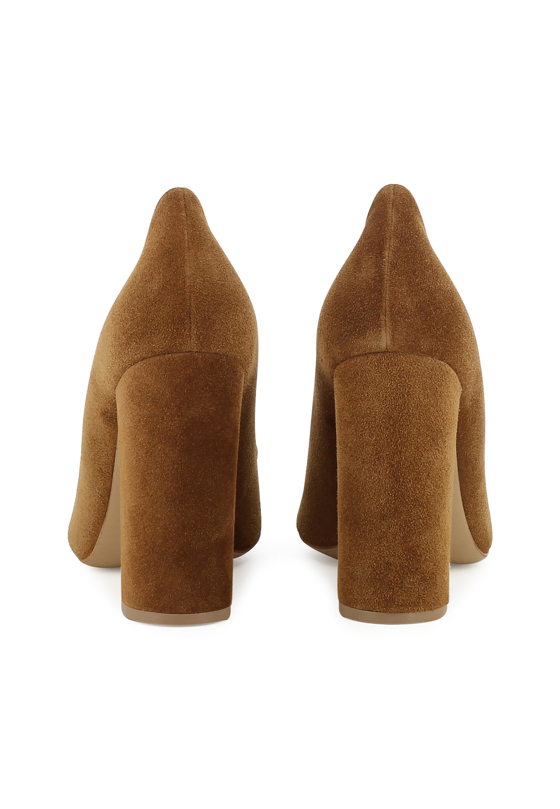 ALINA Damen Pumps  -  Rauleder Braun