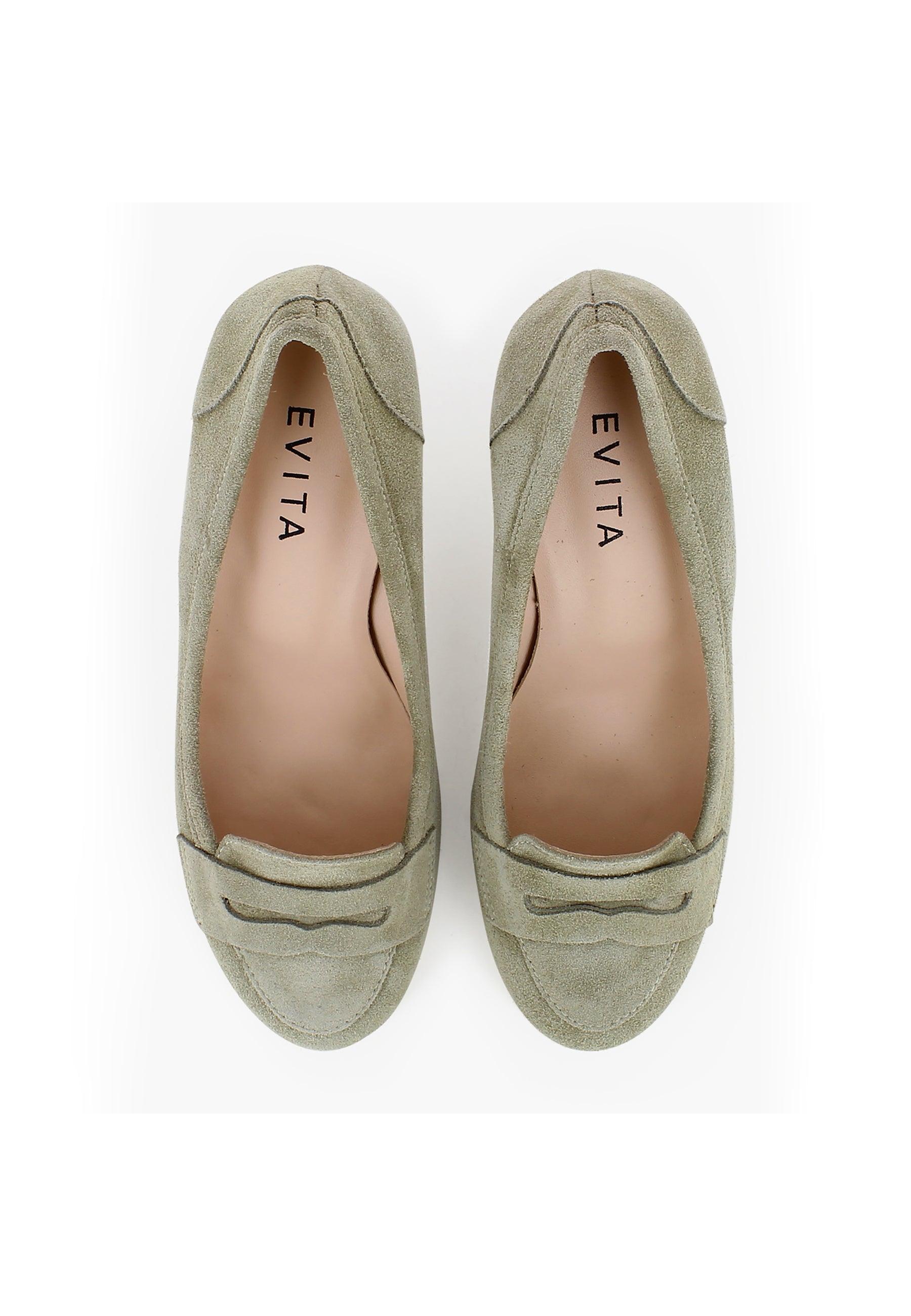 MARIA Damen Pumps  -  Rauleder Greige