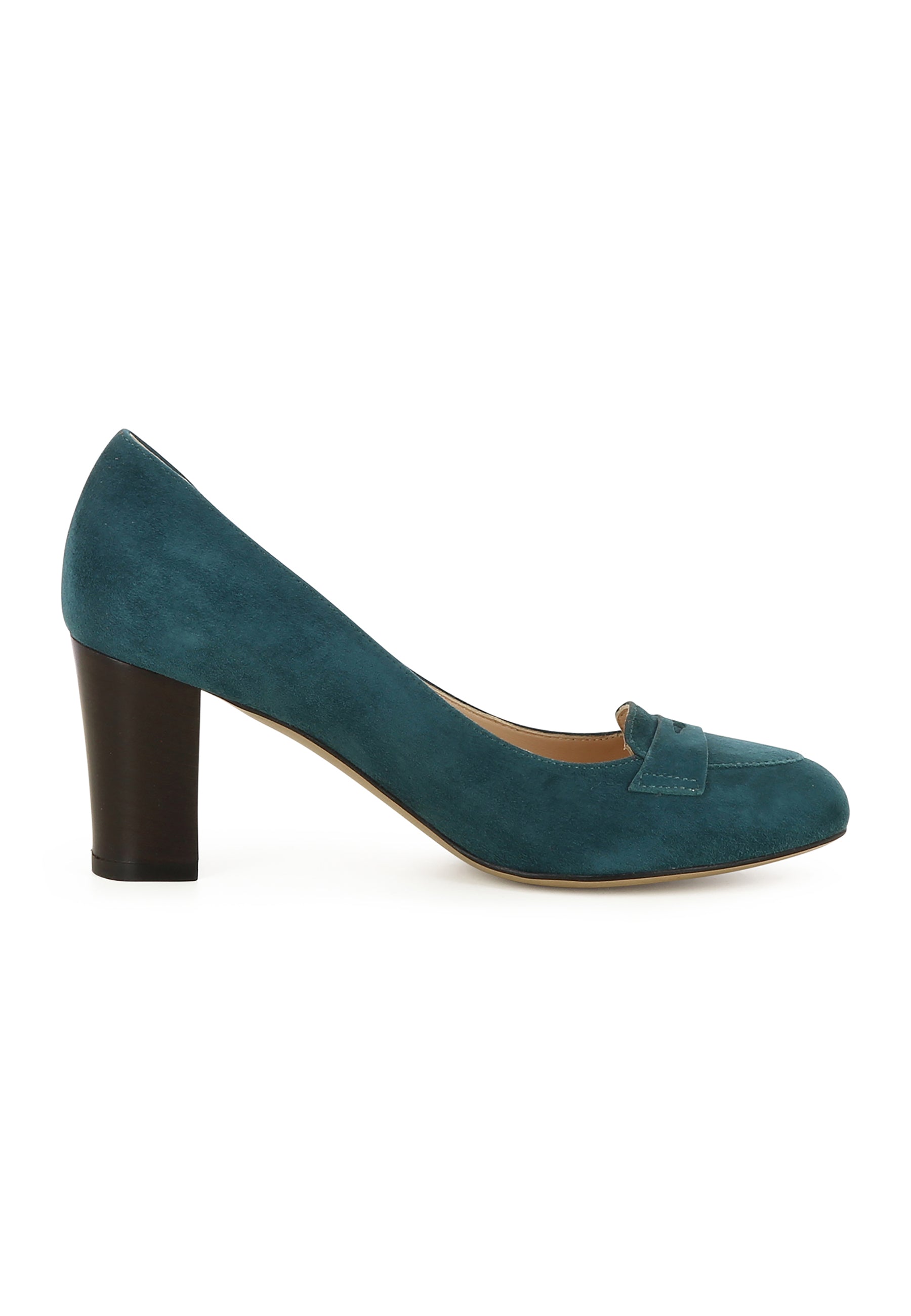 BIANCA Damen Pumps  -  Rauleder Petrol
