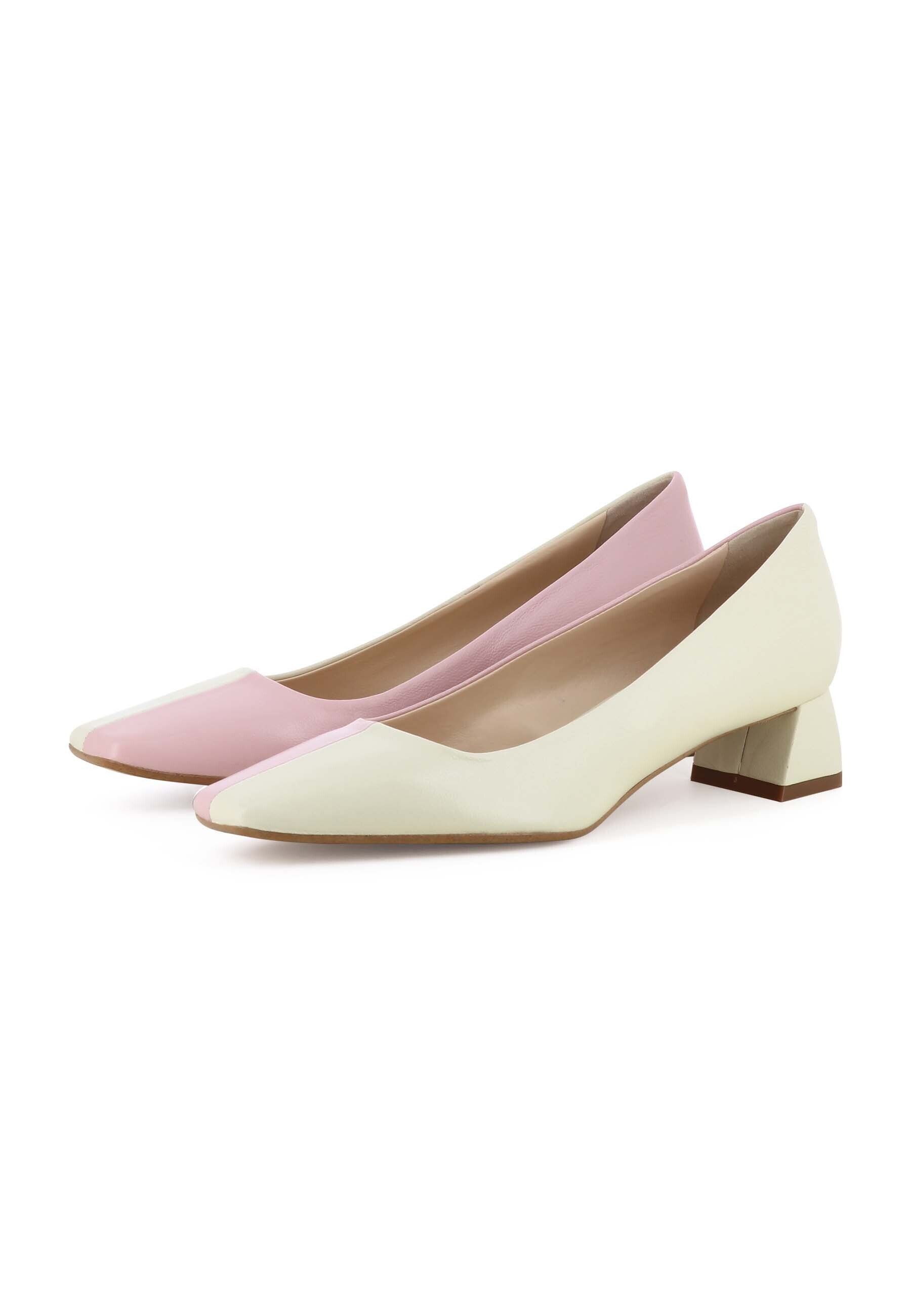 SABRINA Damen Pumps  -  Glattleder Zweifarbig