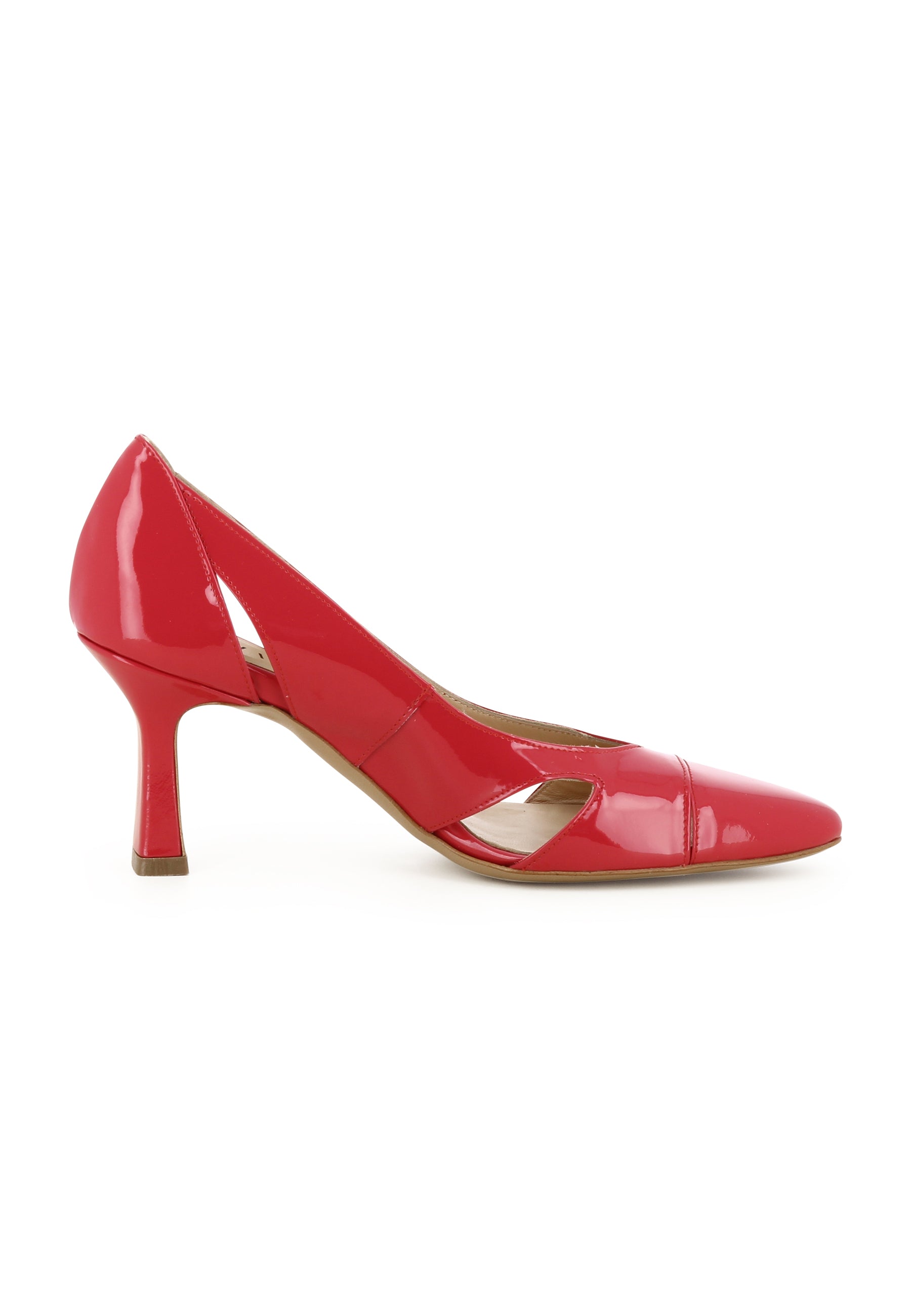 VITA Damen Pumps  -  Lackleder Rot