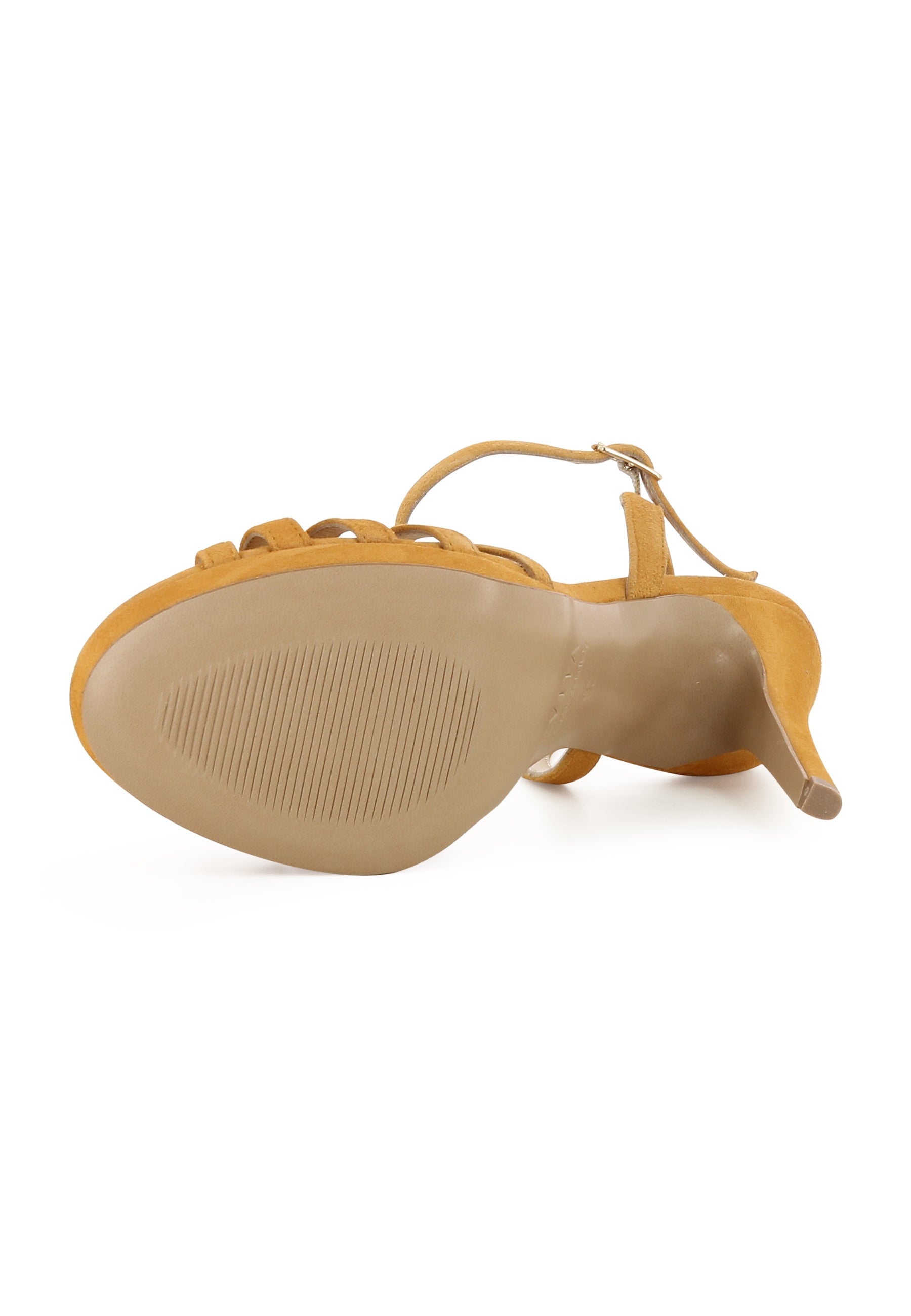 EVA Damen Sandalette  -  Rauleder orange