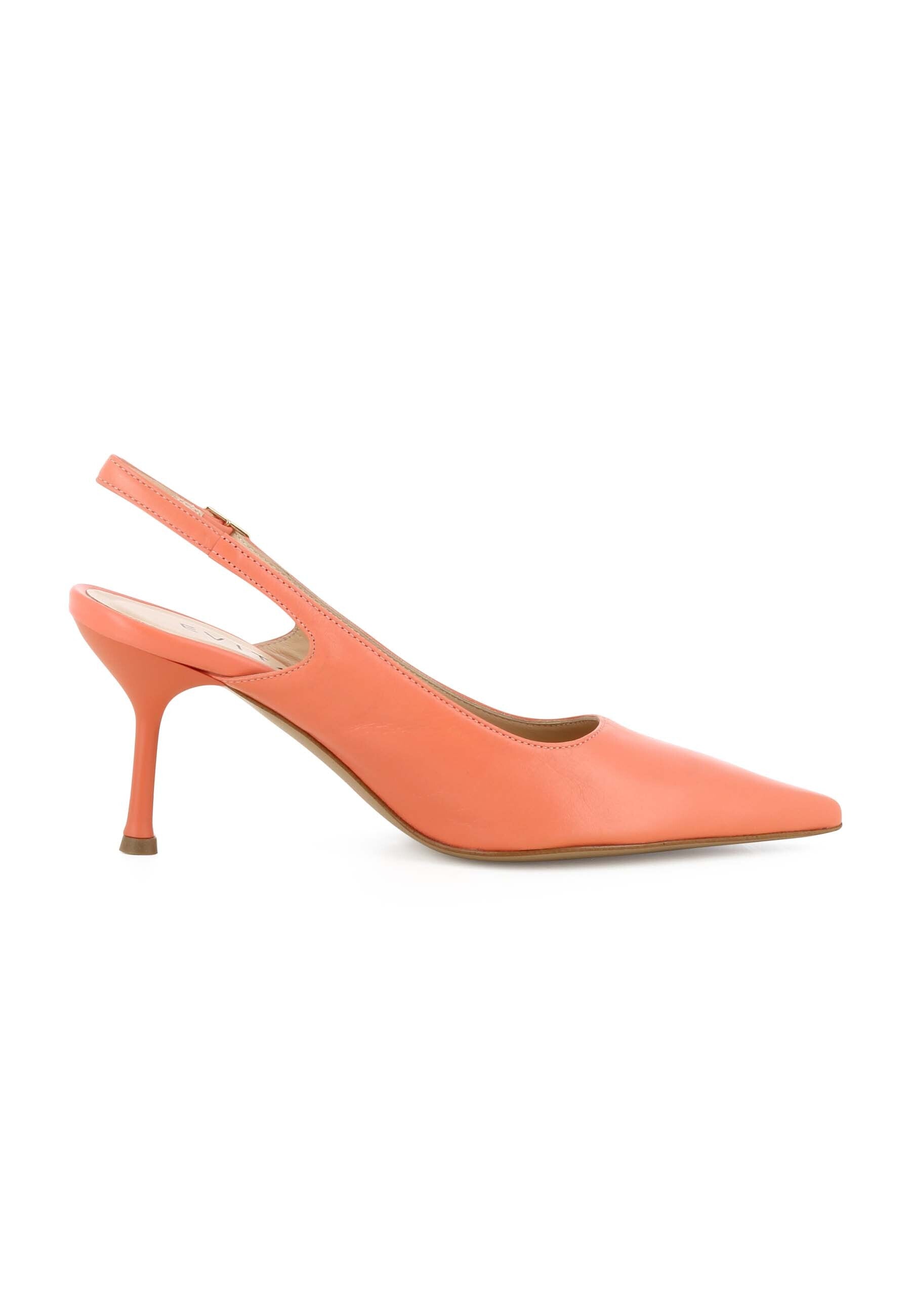 PENELOPE Damen Sling Pumps  -  Glattleder Coralle