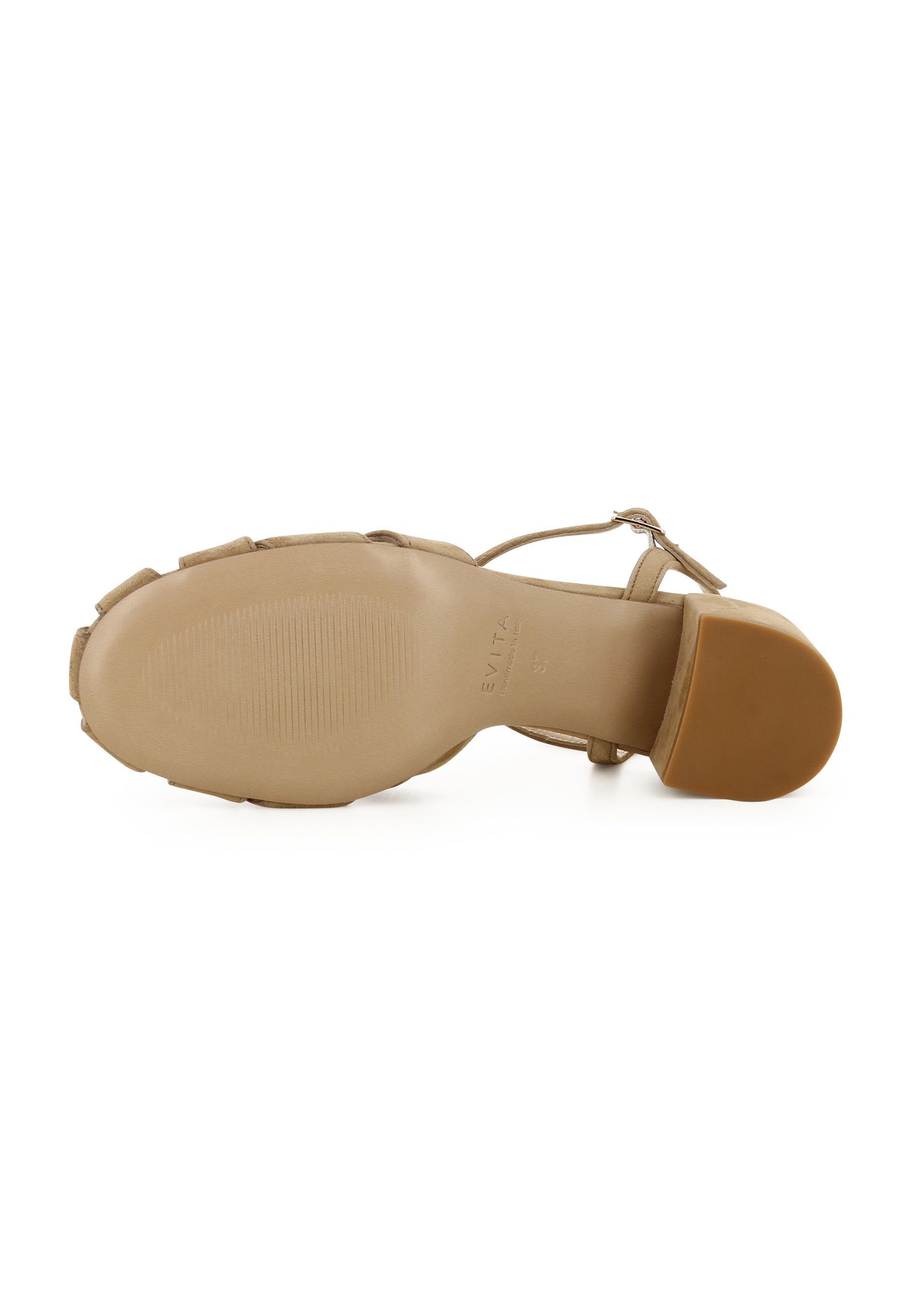 OLGA Damen Sandalette  -  Rauleder Braun