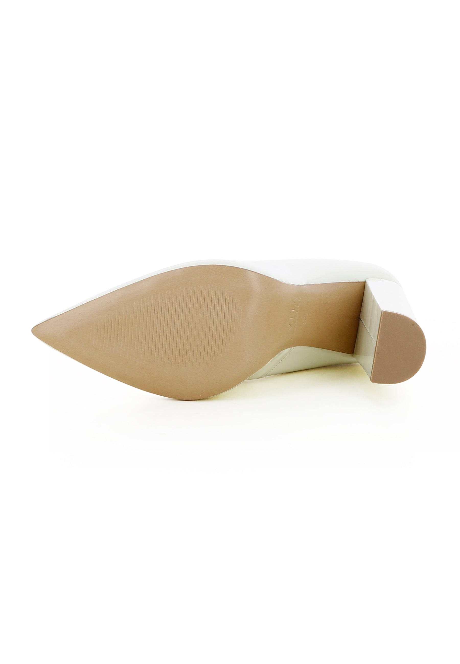 ALINA Damen Pumps  -  Lackleder Creme