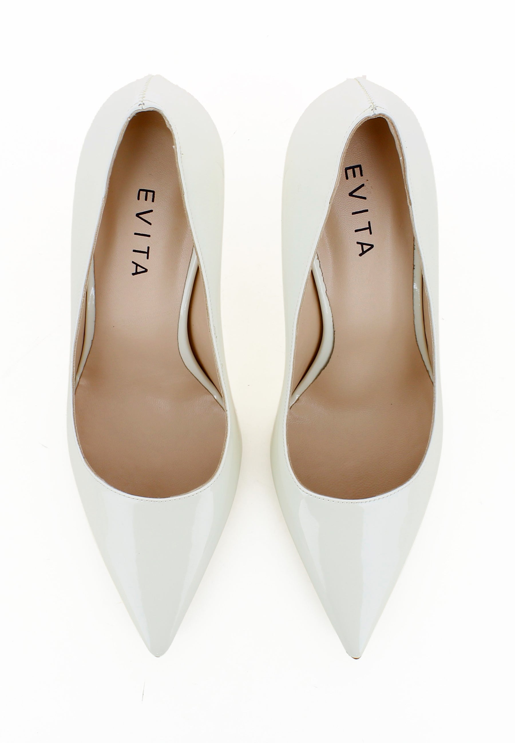 JESSICA Damen Pumps  -  Lackleder Creme