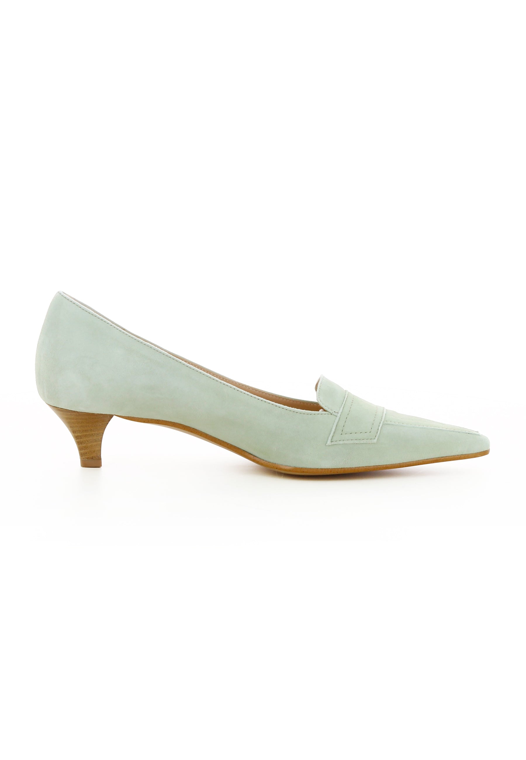 LIA Damen Pumps  -  Rauleder Grün