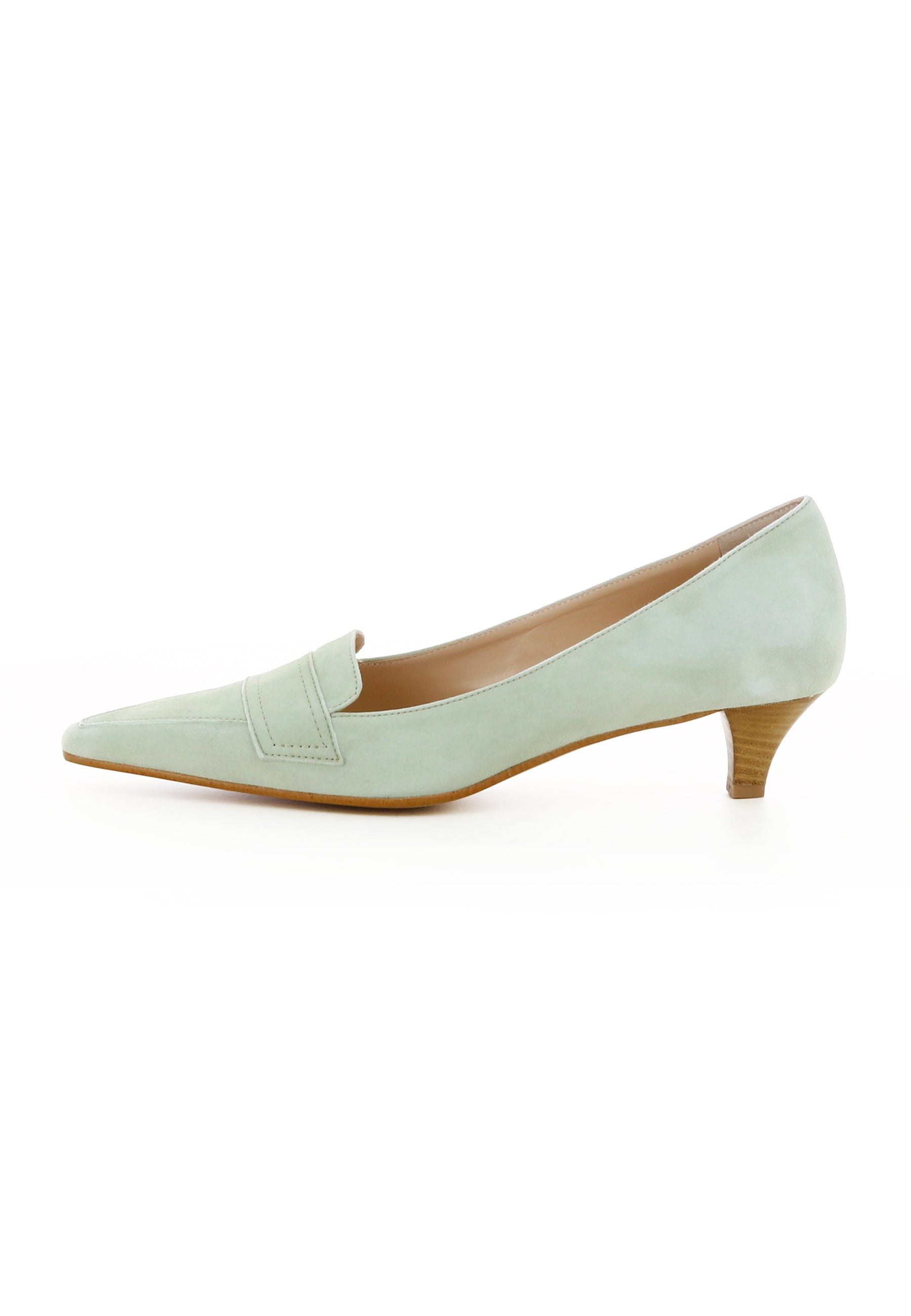 LIA Damen Pumps  -  Rauleder Grün