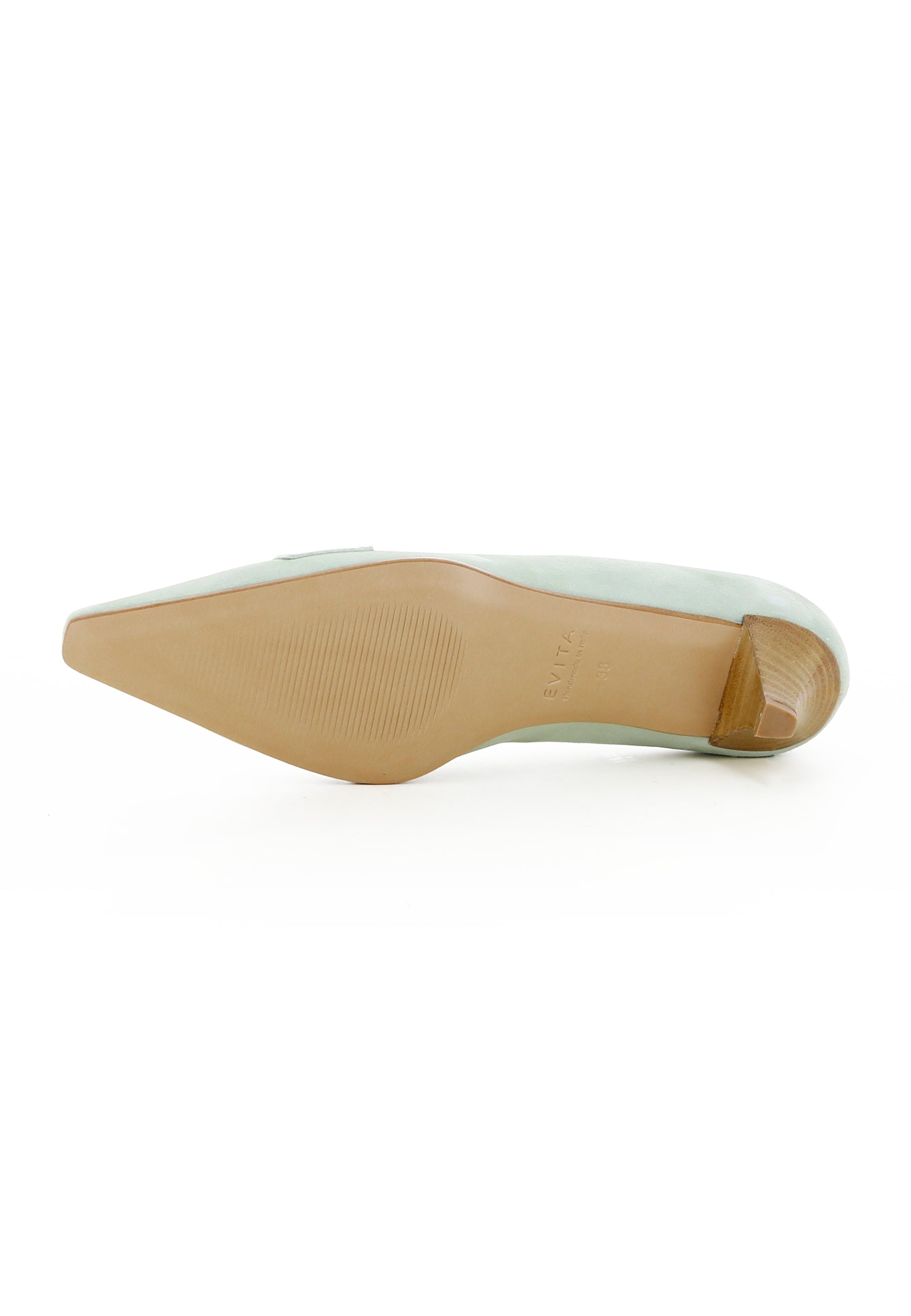 LIA Damen Pumps  -  Rauleder Grün
