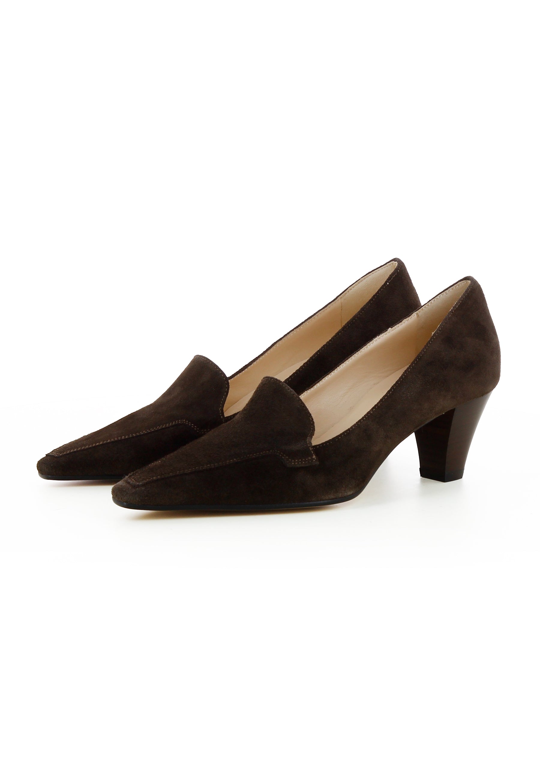 PATRIZIA Damen Pumps  -  Rauleder Dunkelbraun