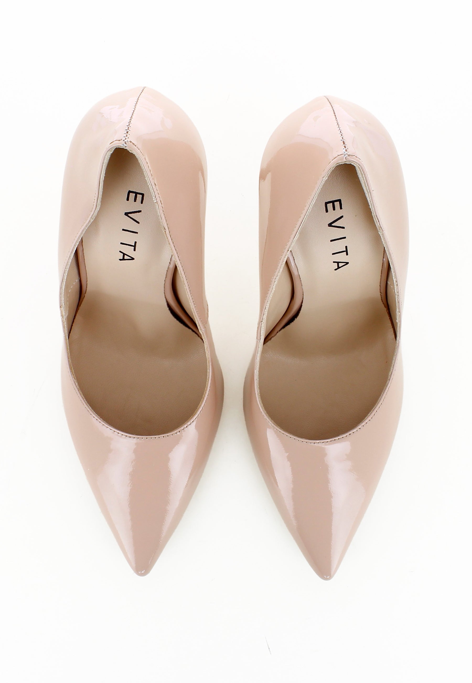 LISA Damen Pumps  -  Lackleder Altrosa