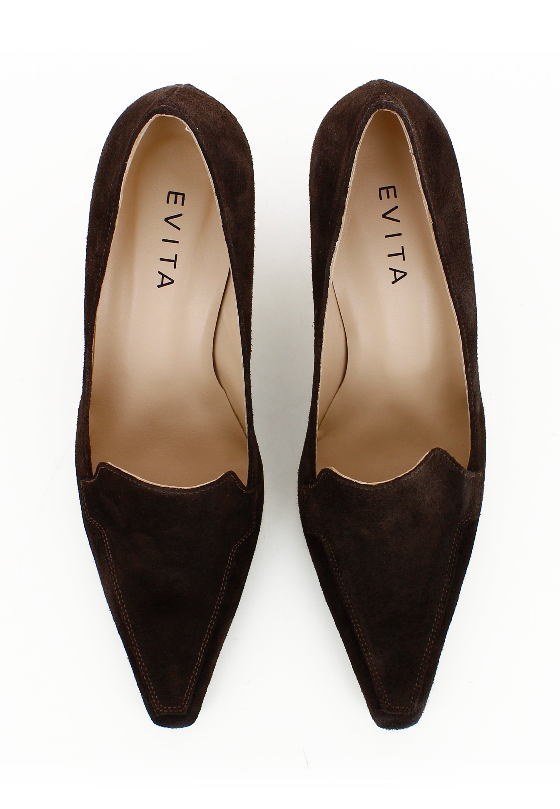 PATRIZIA Damen Pumps  -  Rauleder Dunkelbraun