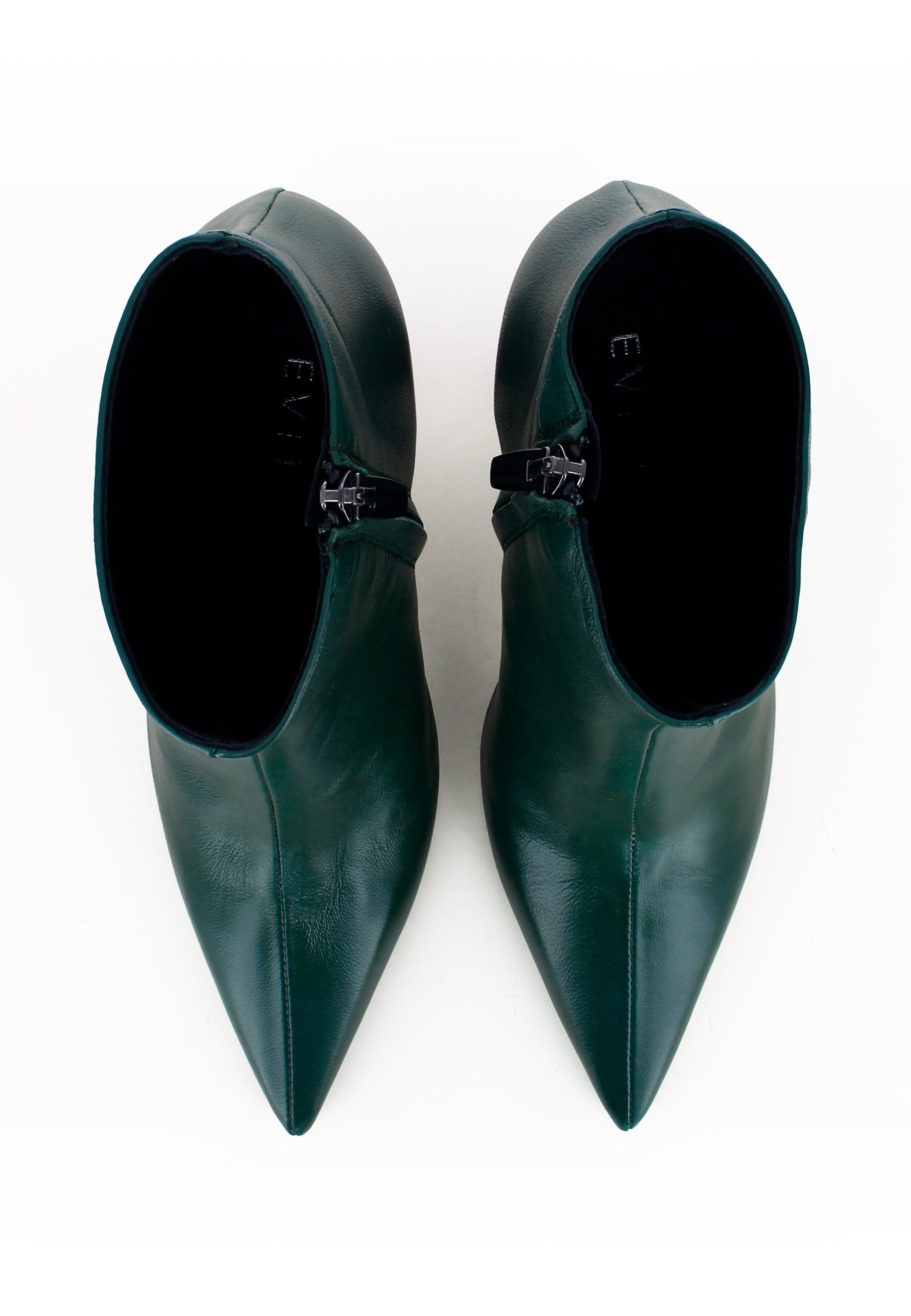 PIA Damen Stiefelette  -  Glattleder Grün