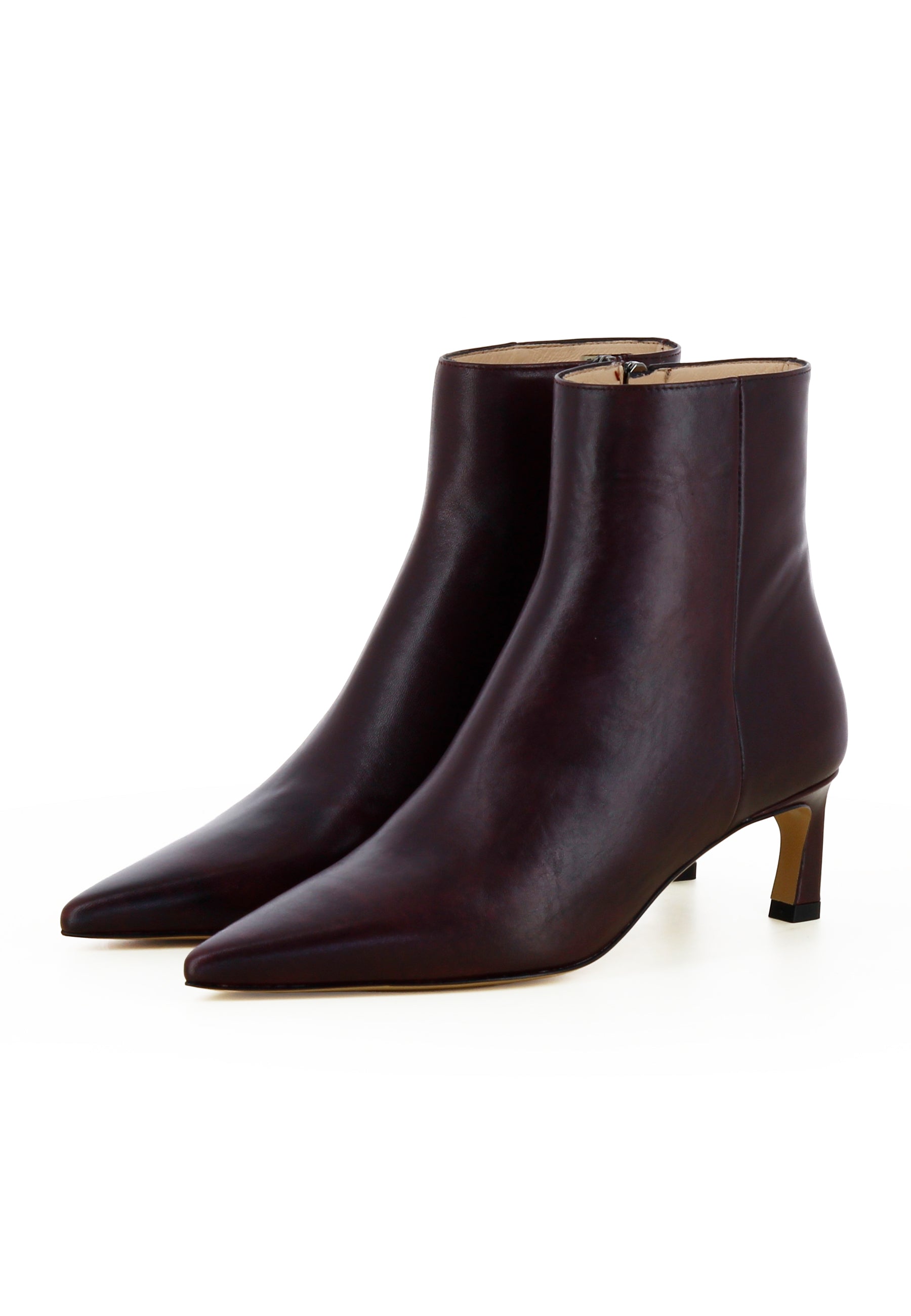 PERLA Damen Stiefelette  -  Glattleder Bordeaux