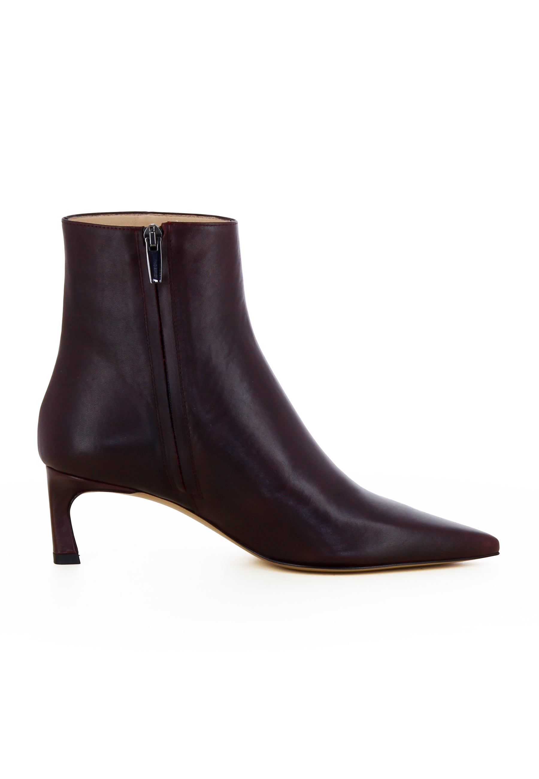 PERLA Damen Stiefelette  -  Glattleder Bordeaux