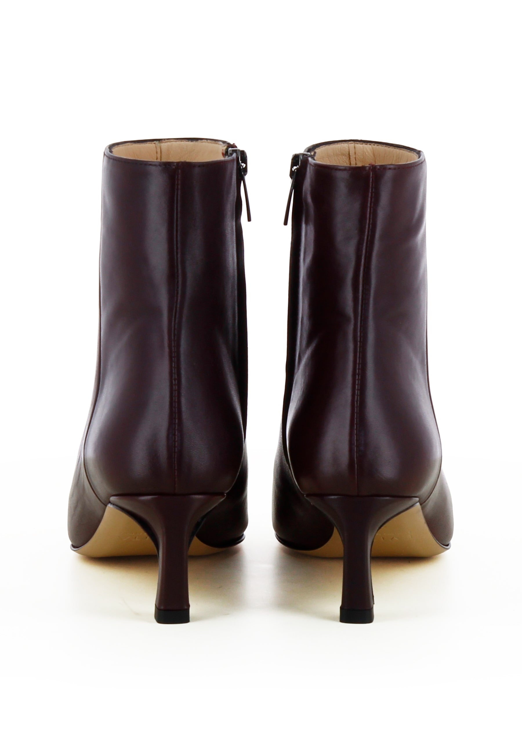 PERLA Damen Stiefelette  -  Glattleder Bordeaux