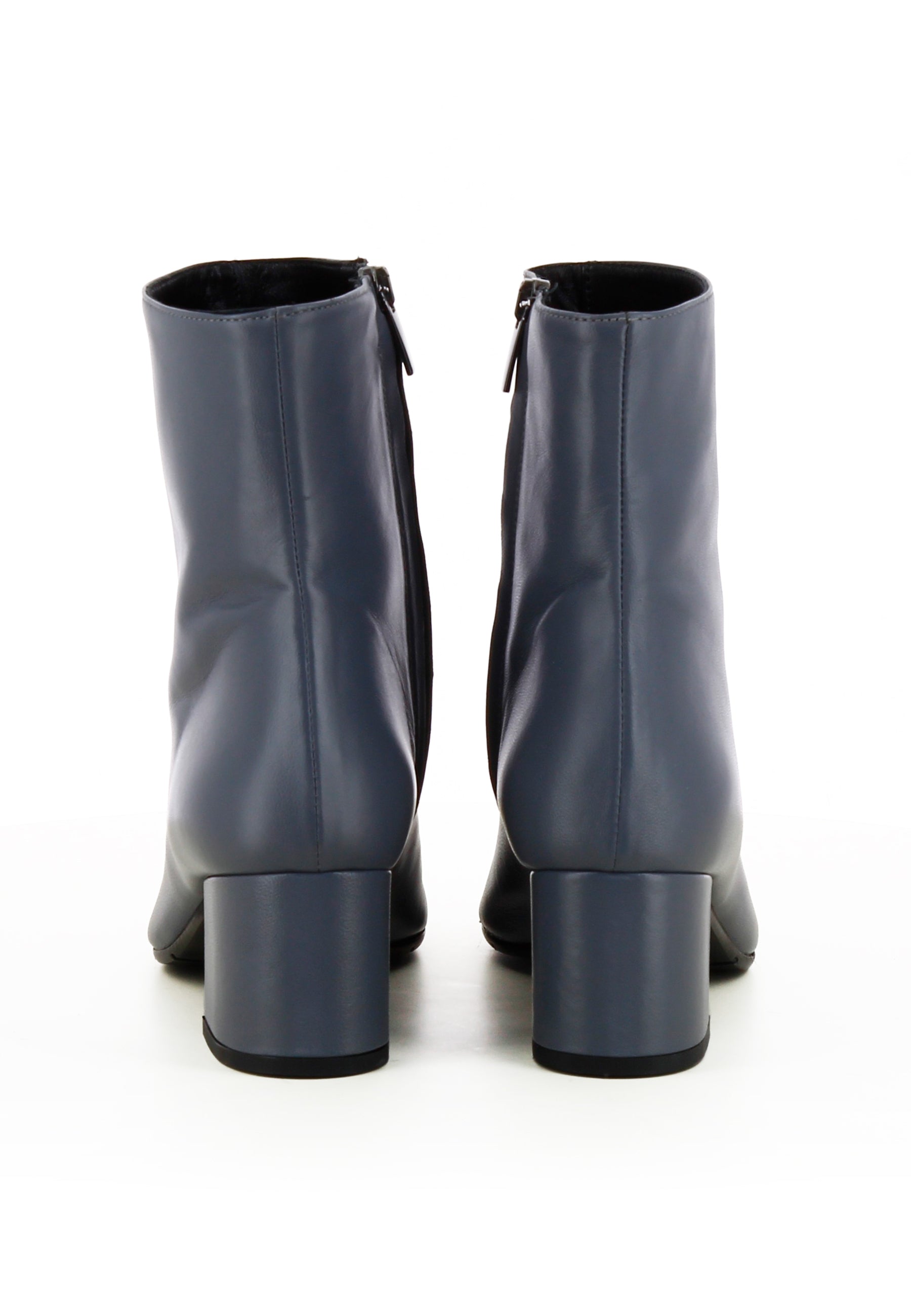 PERLA Damen Stiefelette  -  Glattleder Grau
