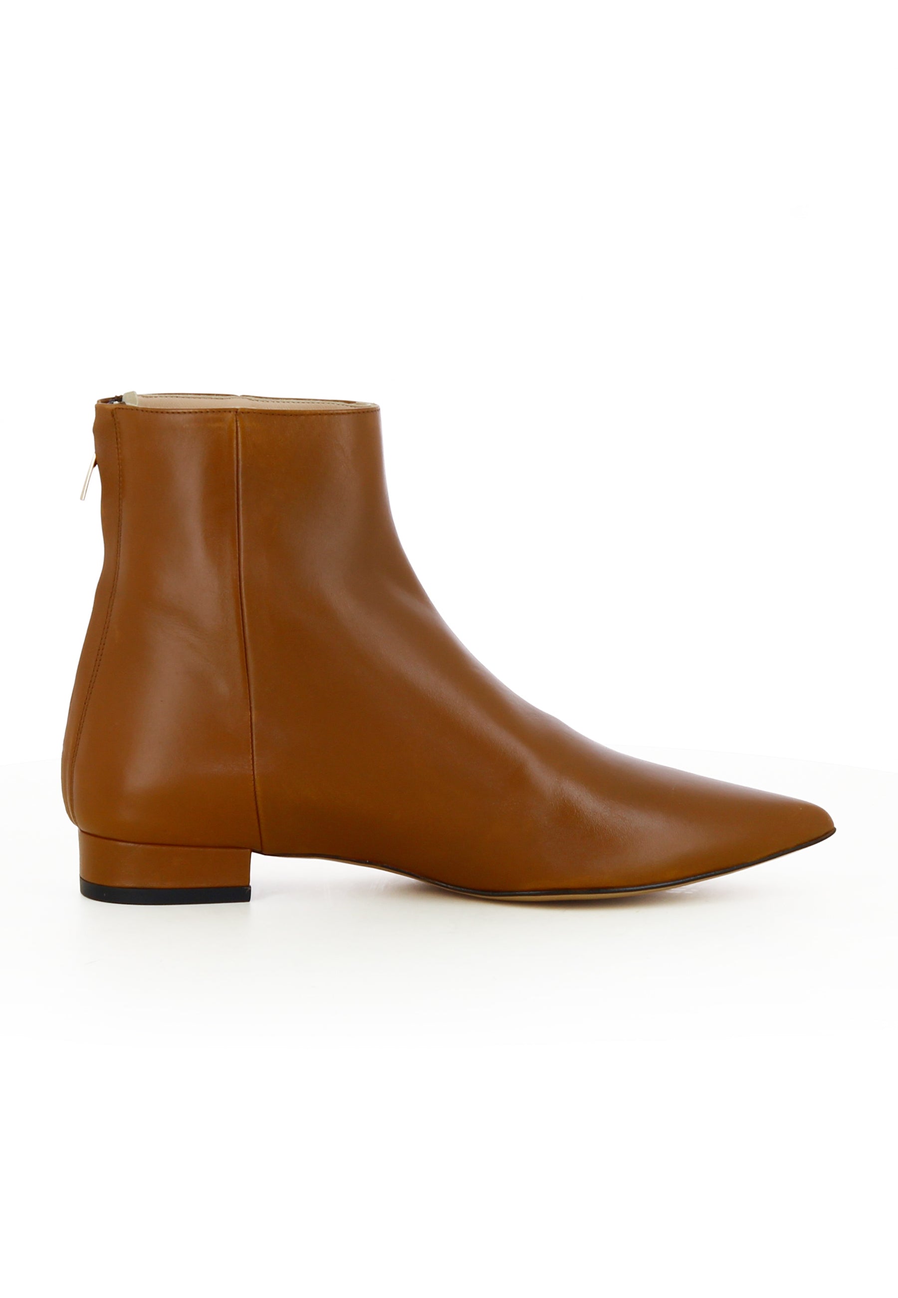 FRANCA Damen Stiefelette  -  Glattleder Cognac