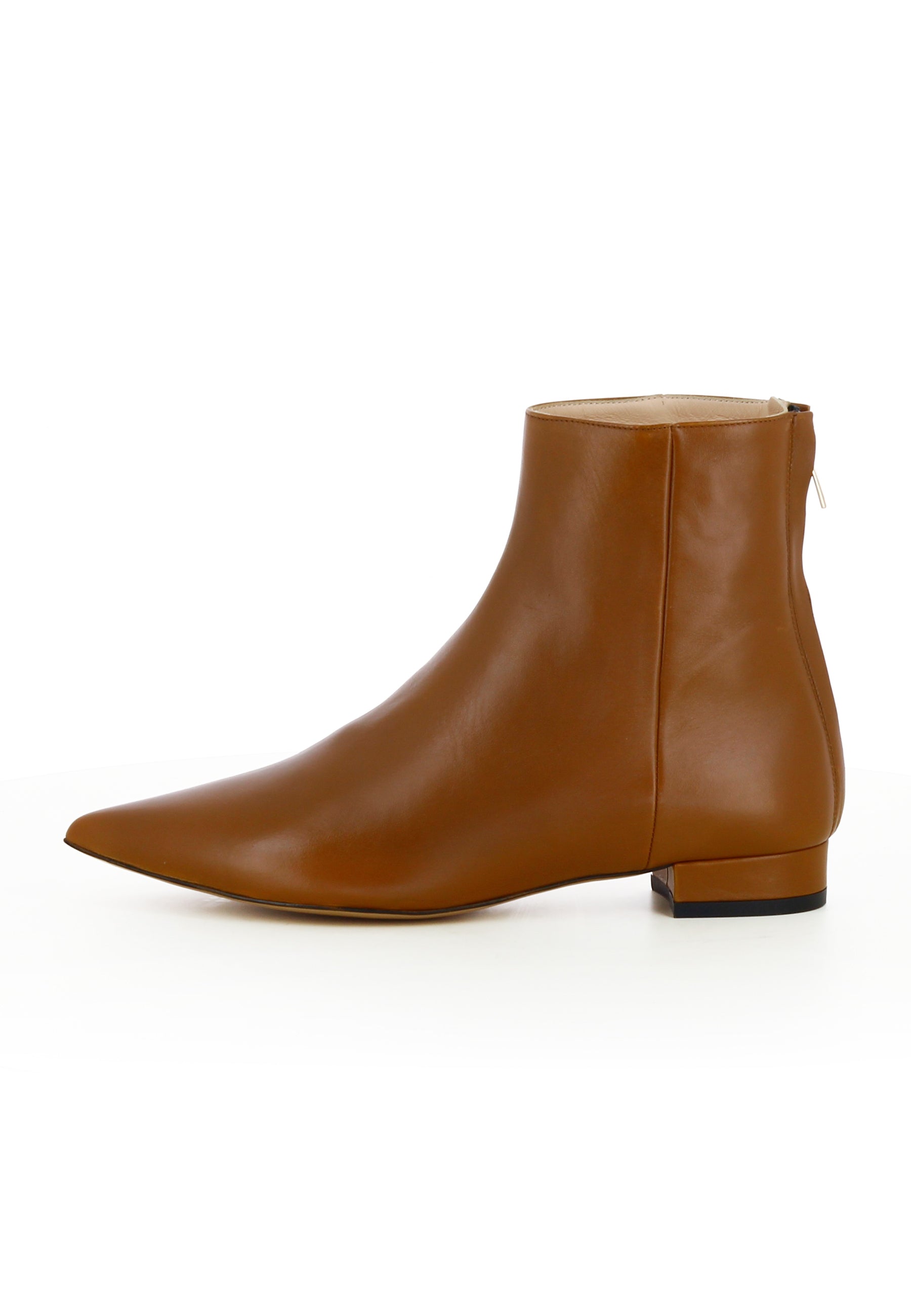 FRANCA Damen Stiefelette  -  Glattleder Cognac